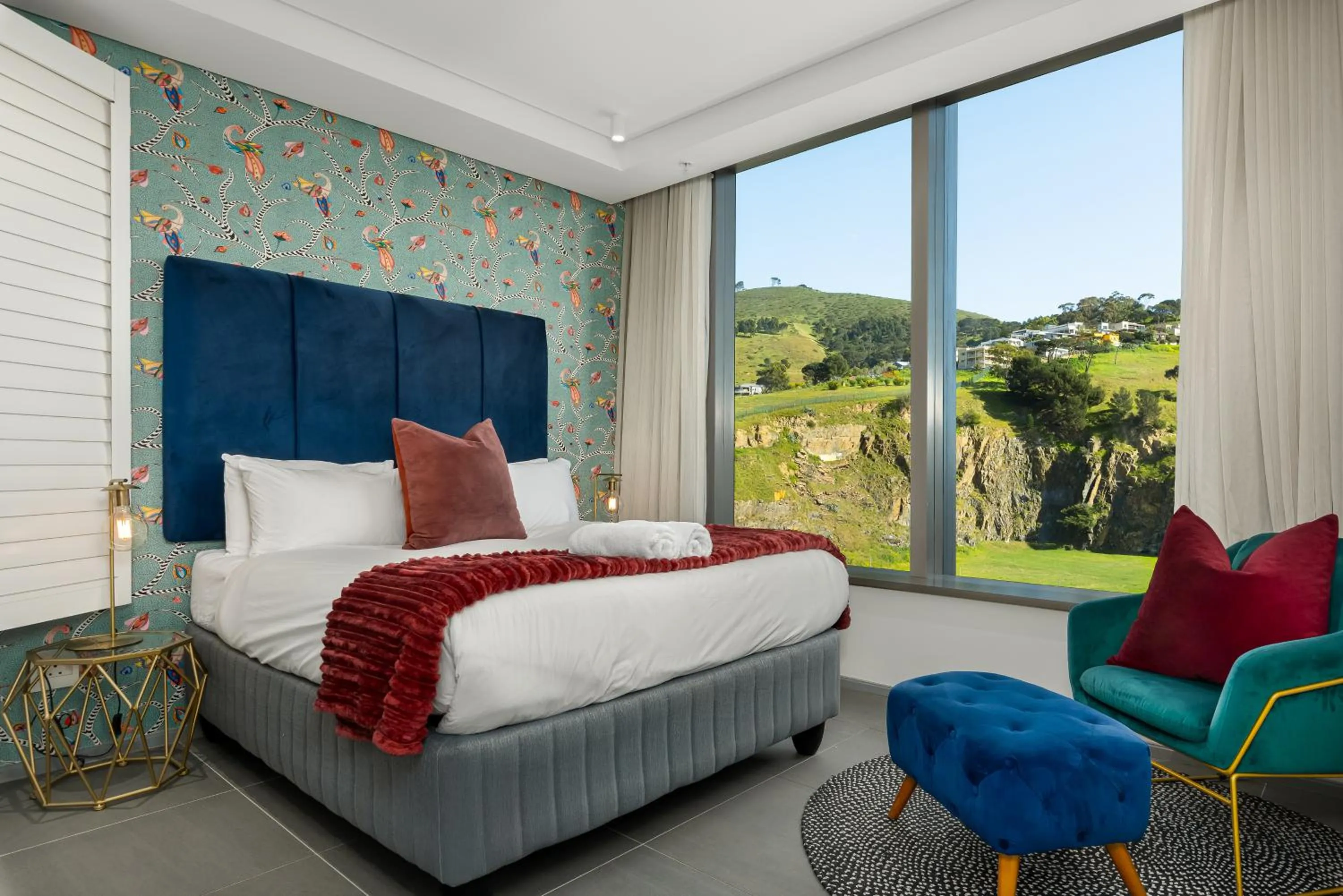 Bed in 117 on Strand Luxury Apartments