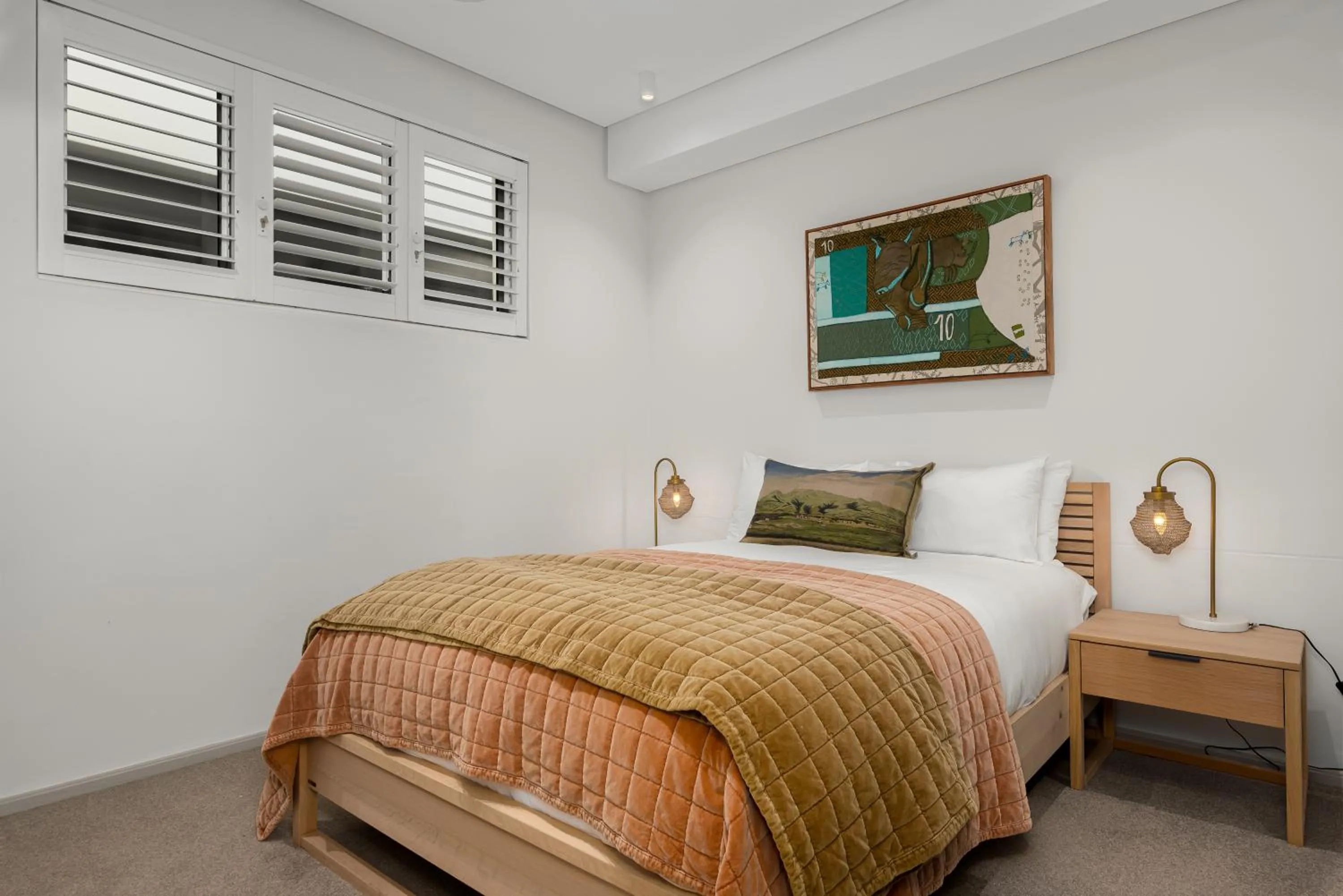 Bed in 117 on Strand Luxury Apartments
