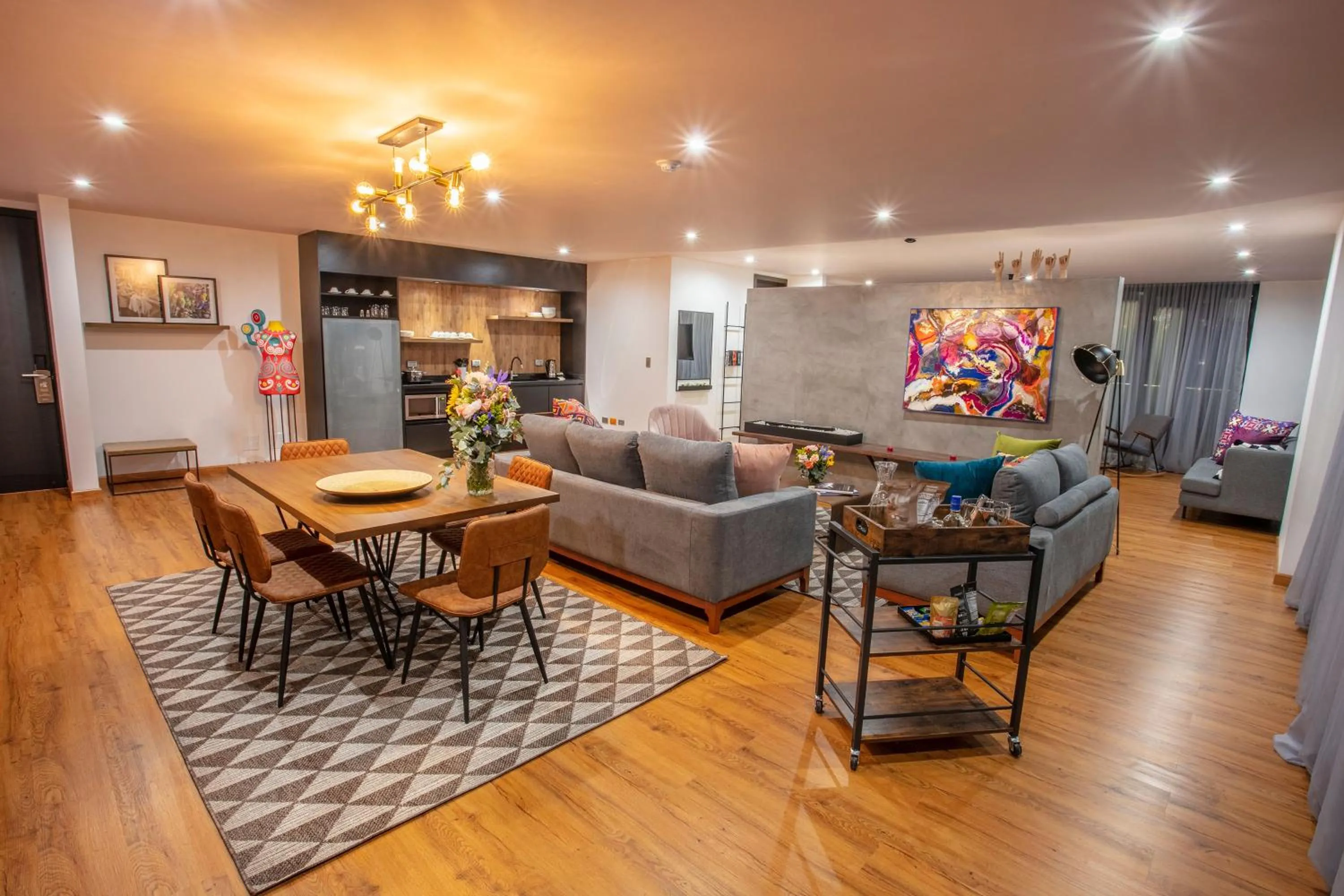 Living room in Hotel V1501