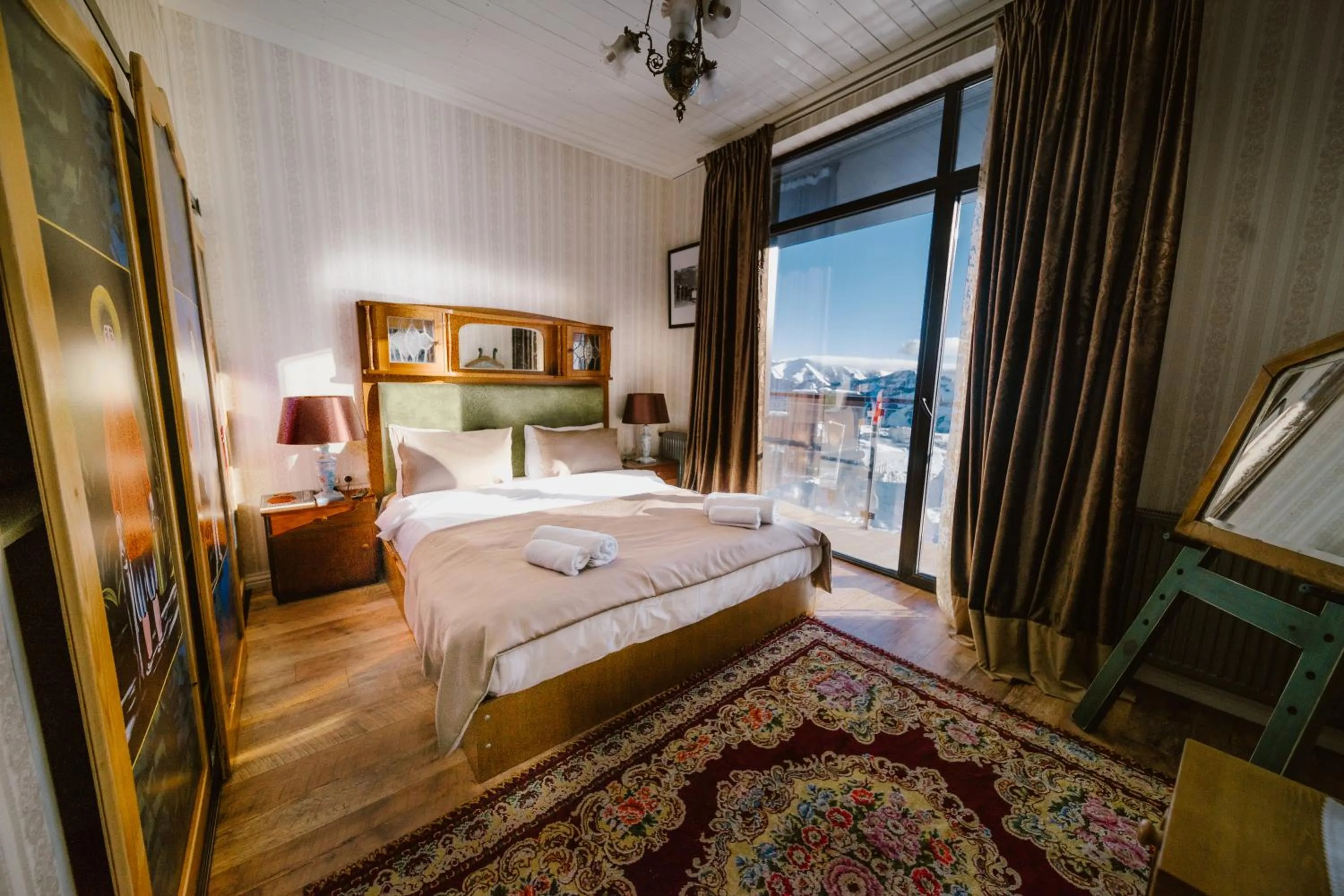 Bed in Ati Ambavi Botique Hotel Gudauri