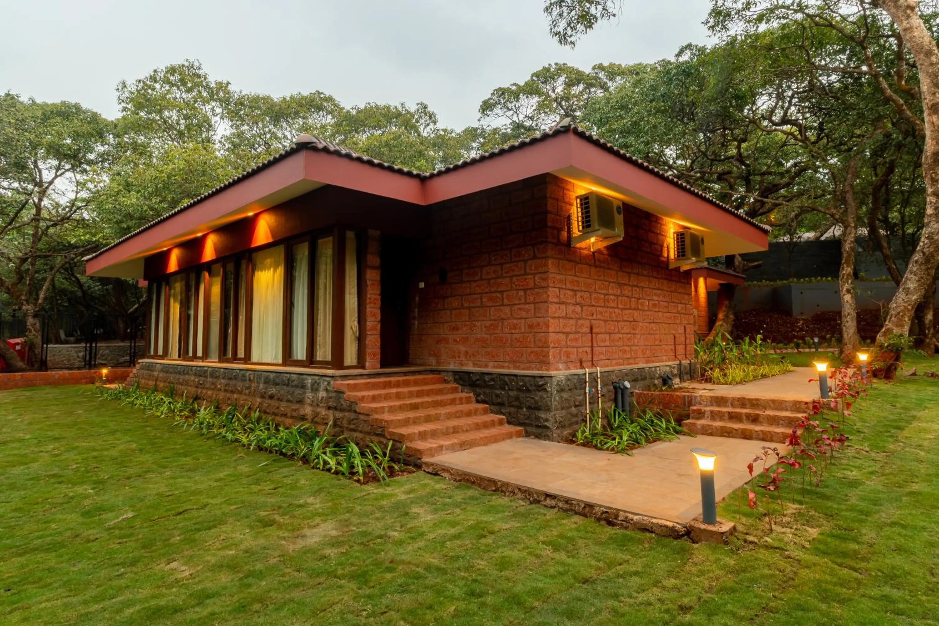 Property building in R R Heritage Resort Pure Vegetarian