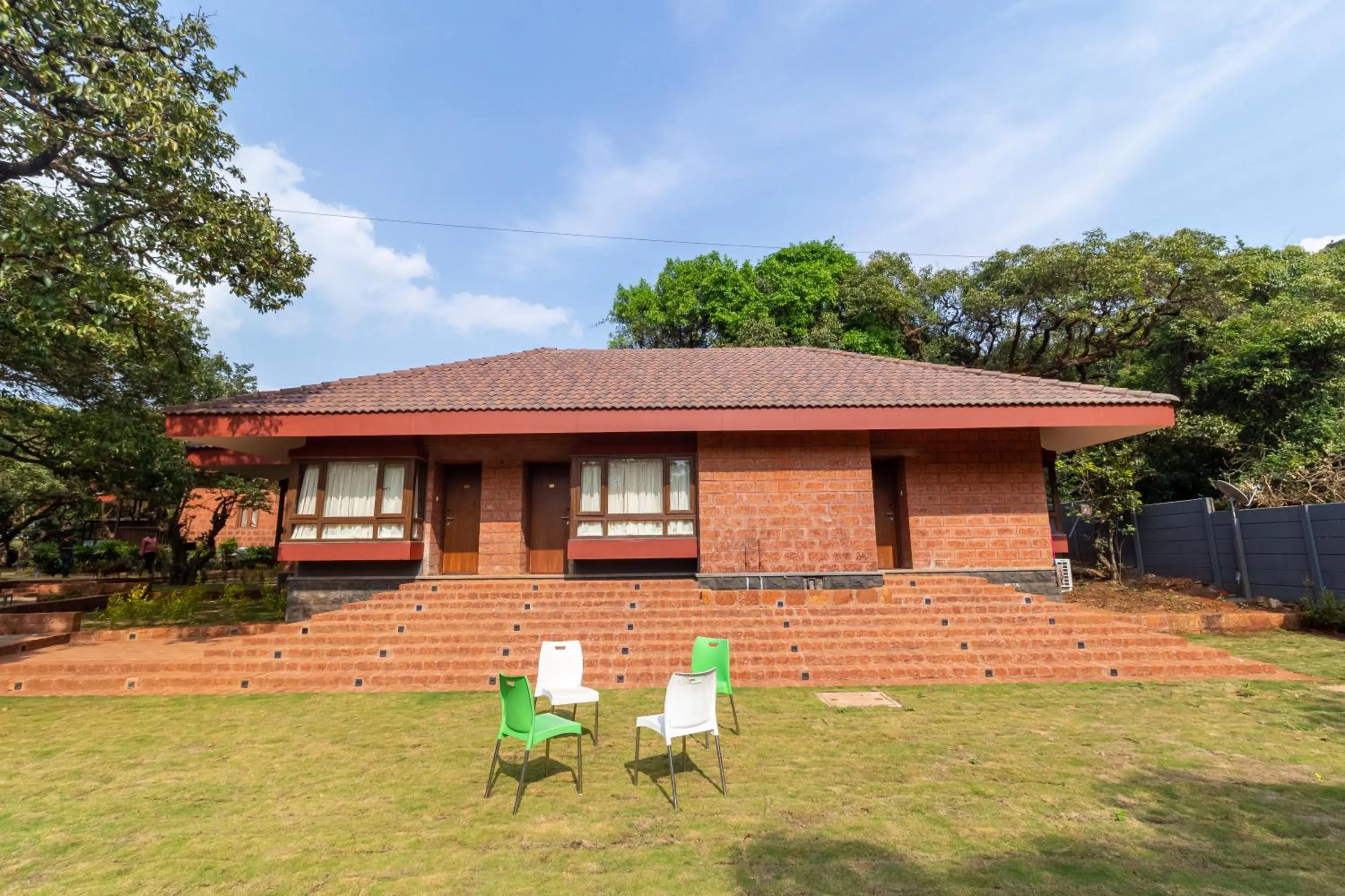 Property building in R R Heritage Resort Pure Vegetarian