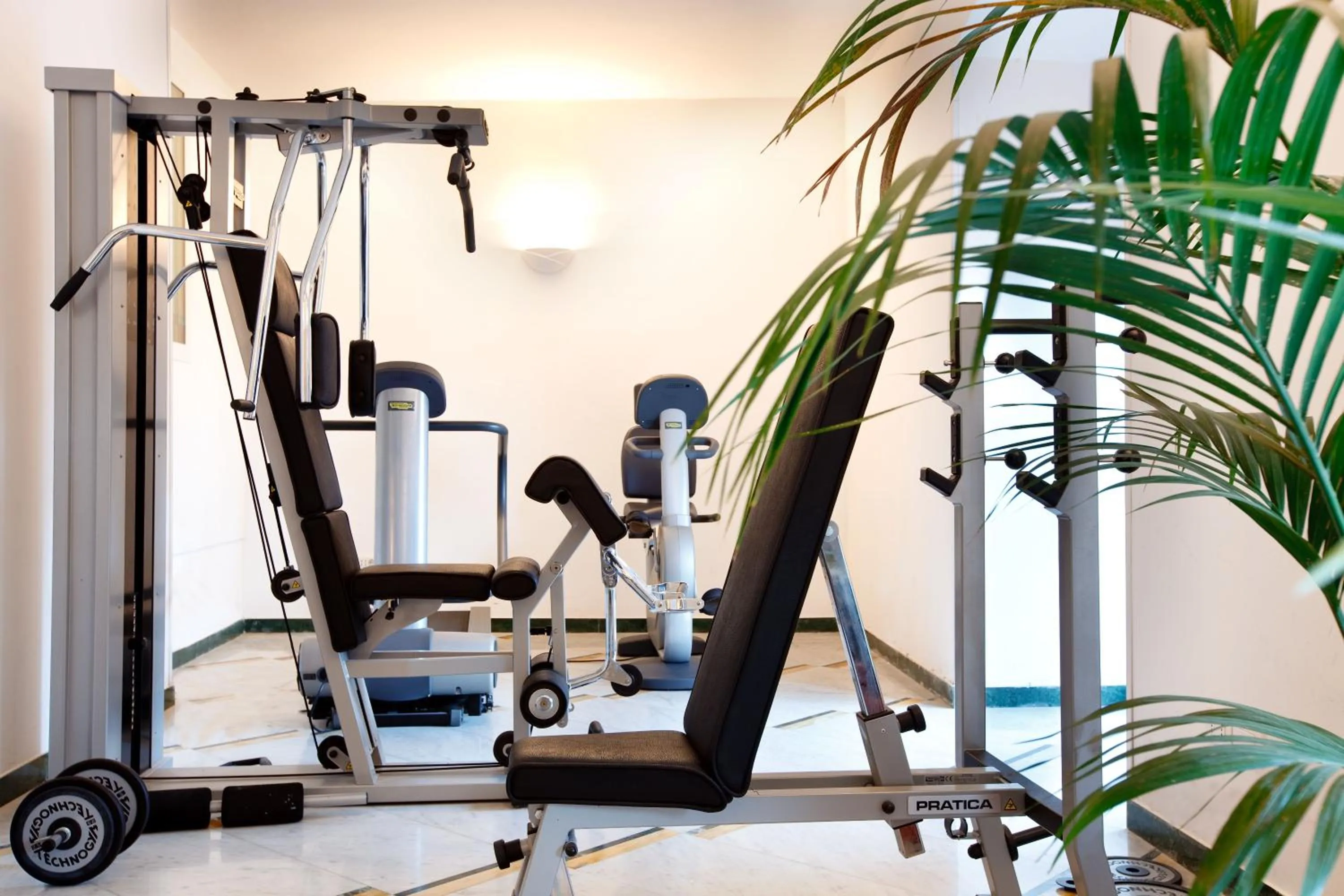Fitness centre/facilities in Hotel Villa Maria