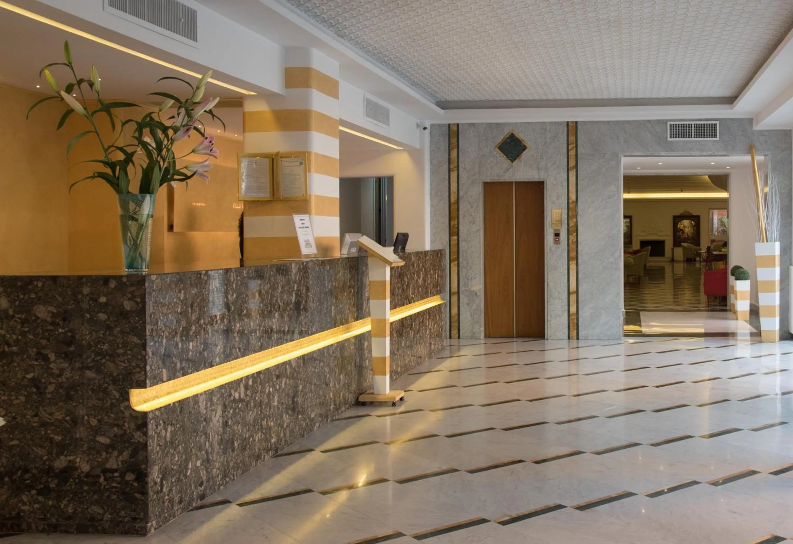 Lobby or reception in Hotel Villa Maria