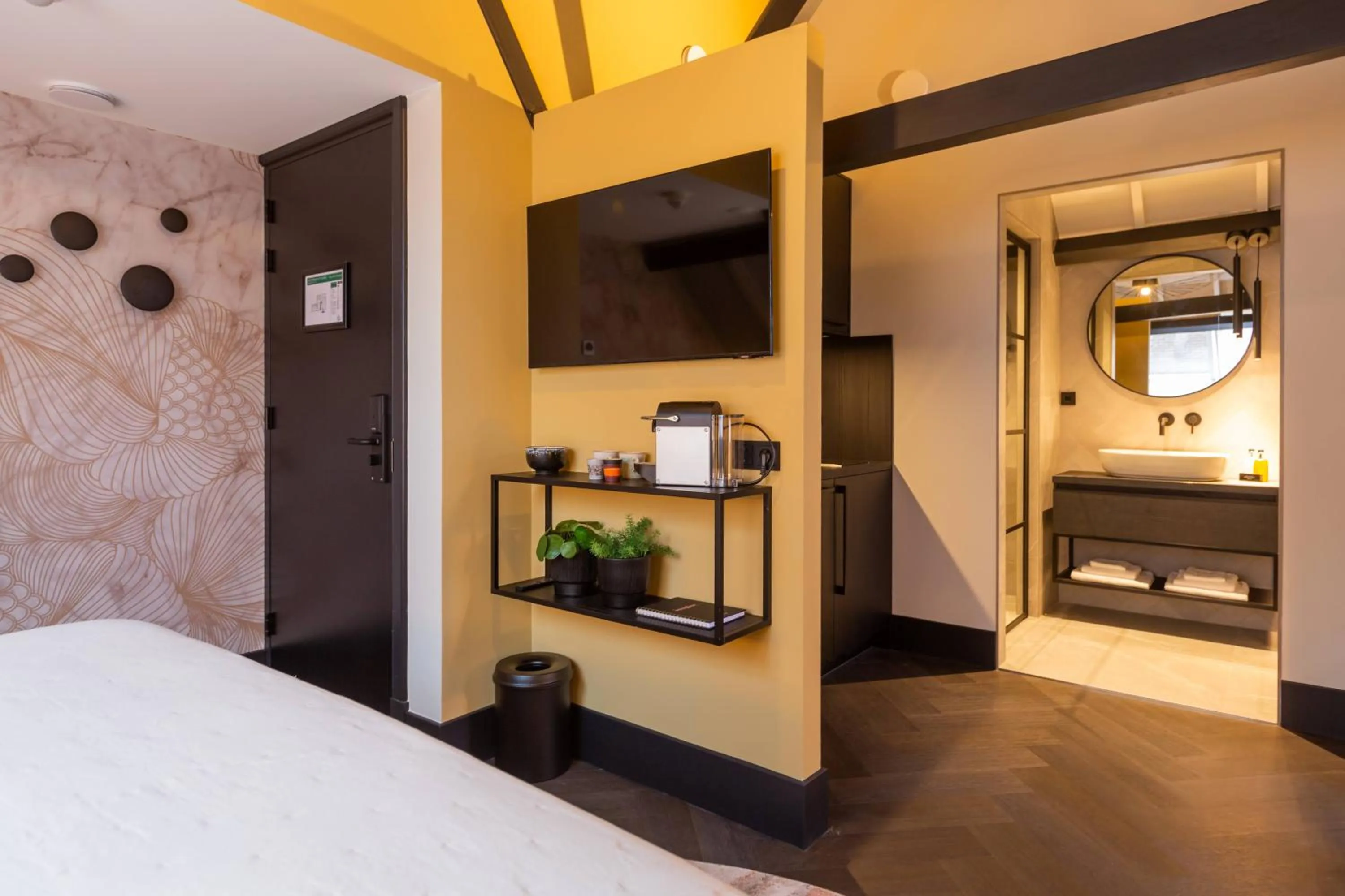 TV and multimedia, Bed in Boutiquehotel Princenjagt