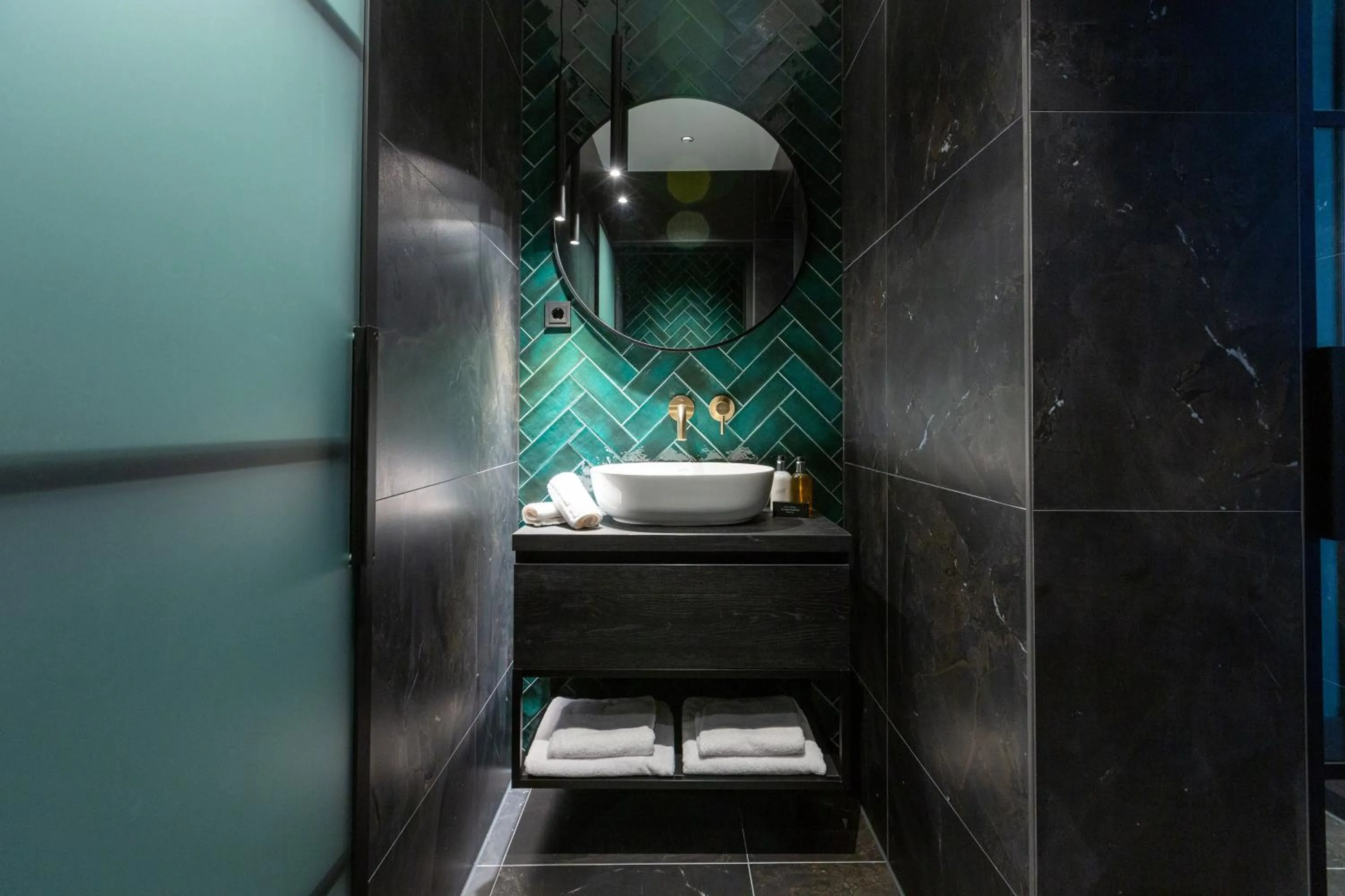 Bathroom in Boutiquehotel Princenjagt