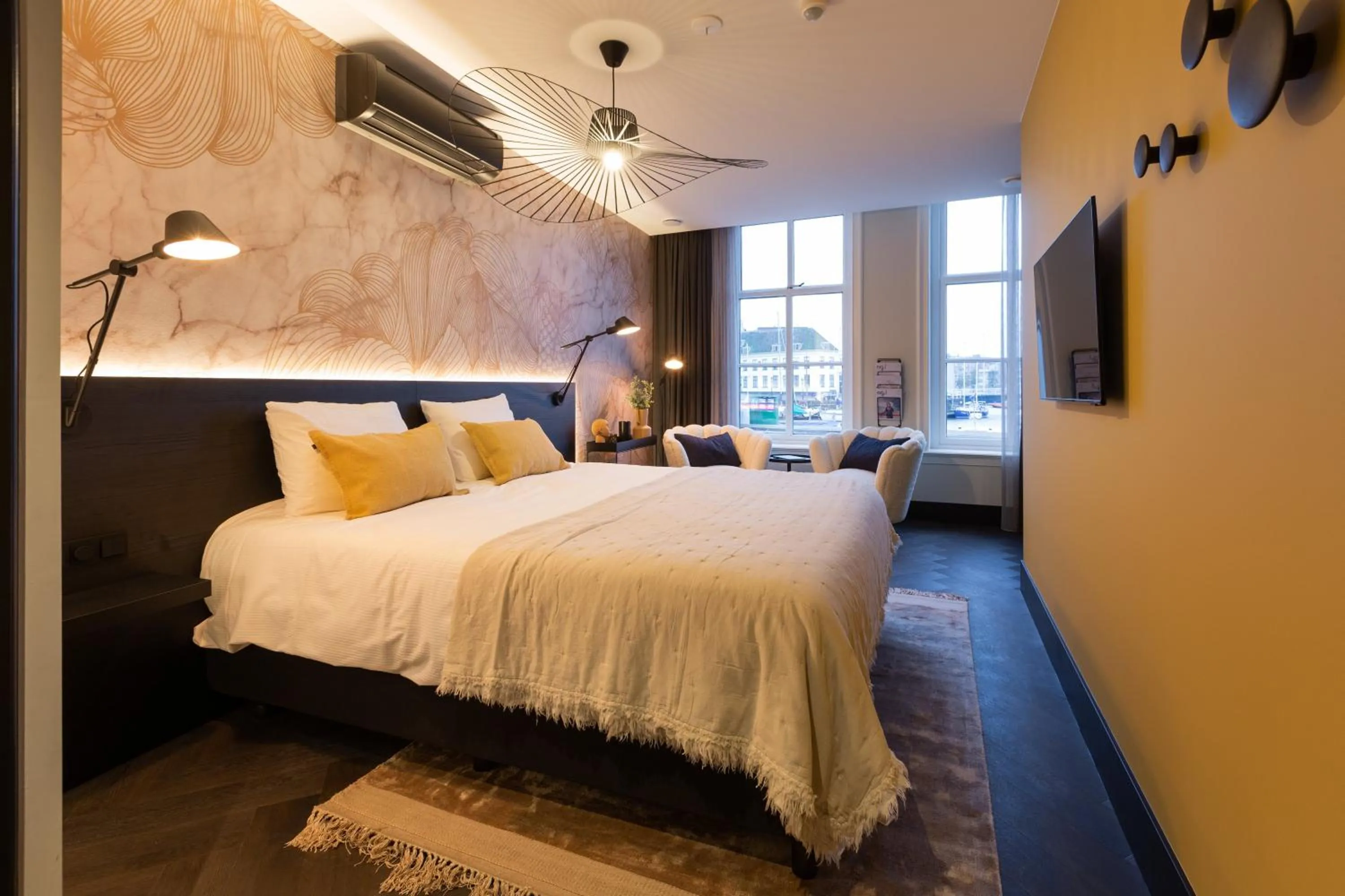 Bedroom, Bed in Boutiquehotel Princenjagt