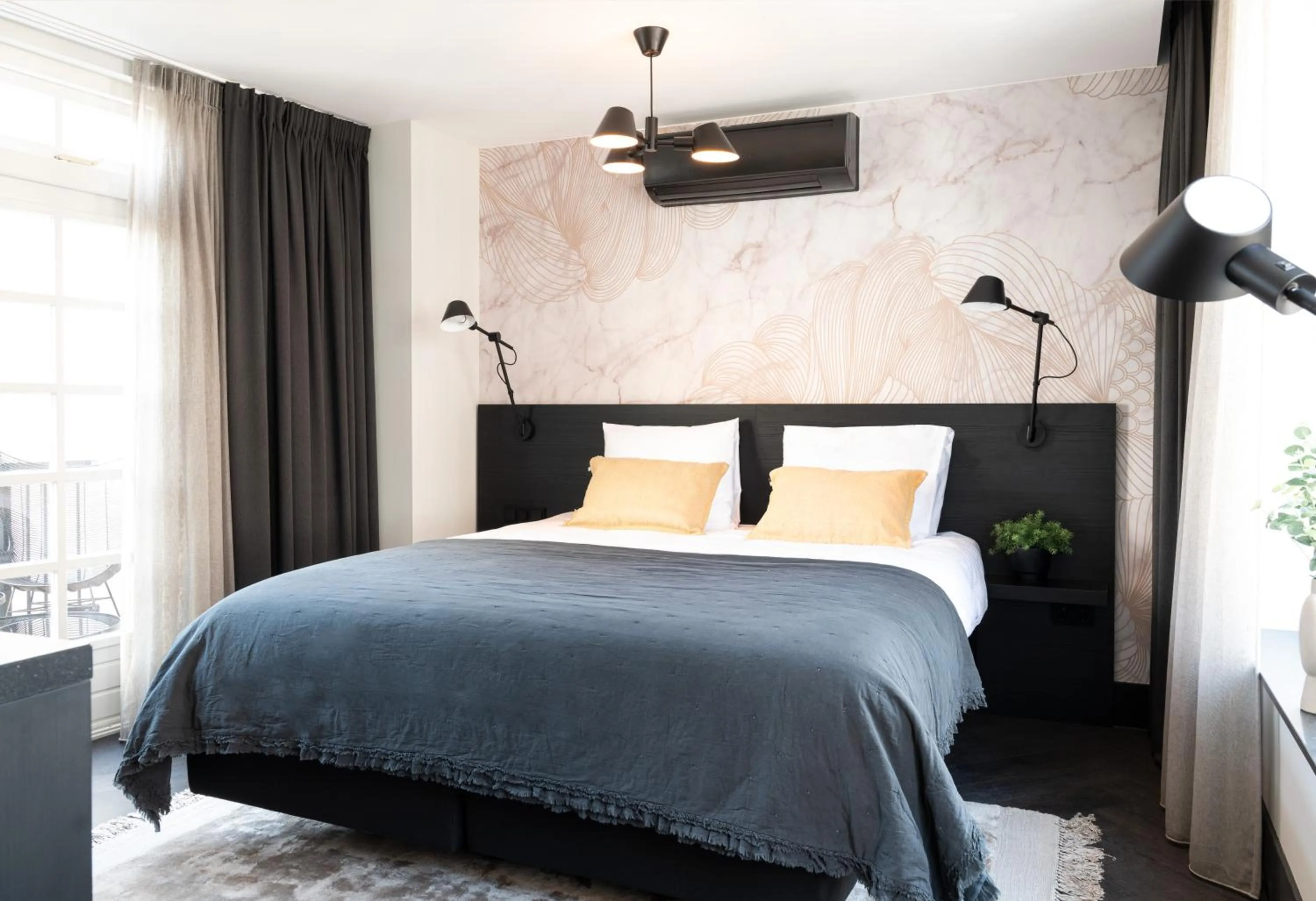 Bedroom, Bed in Boutiquehotel Princenjagt