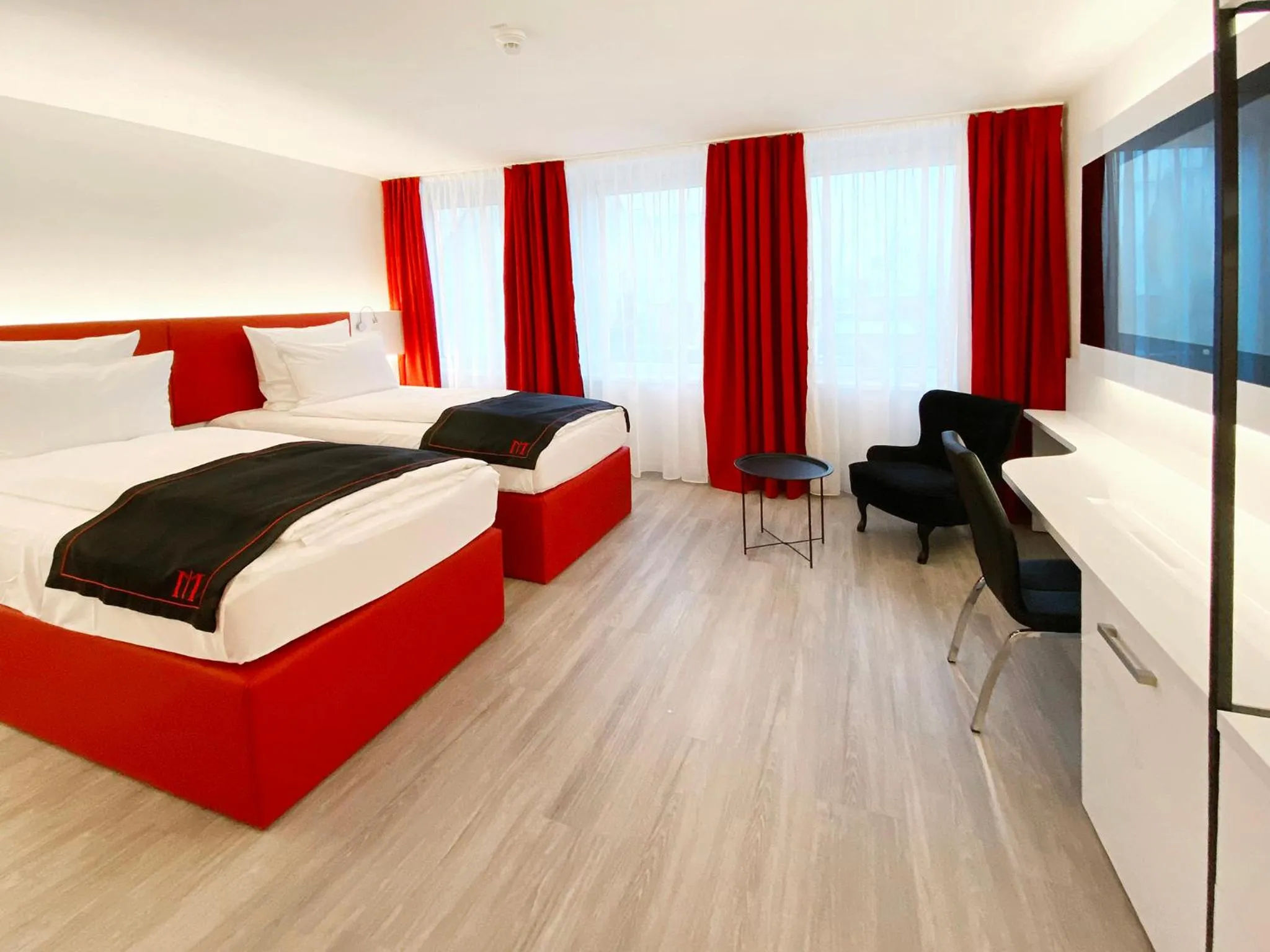 Photo of the whole room, Bed in DORMERO Hotel Hersbruck