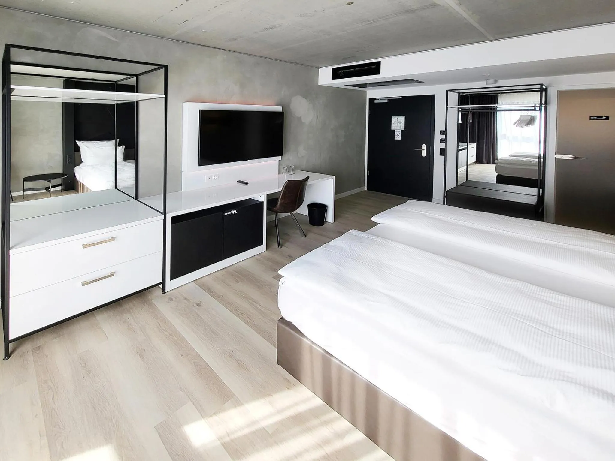 Photo of the whole room, Bed in DORMERO Hotel Aschaffenburg