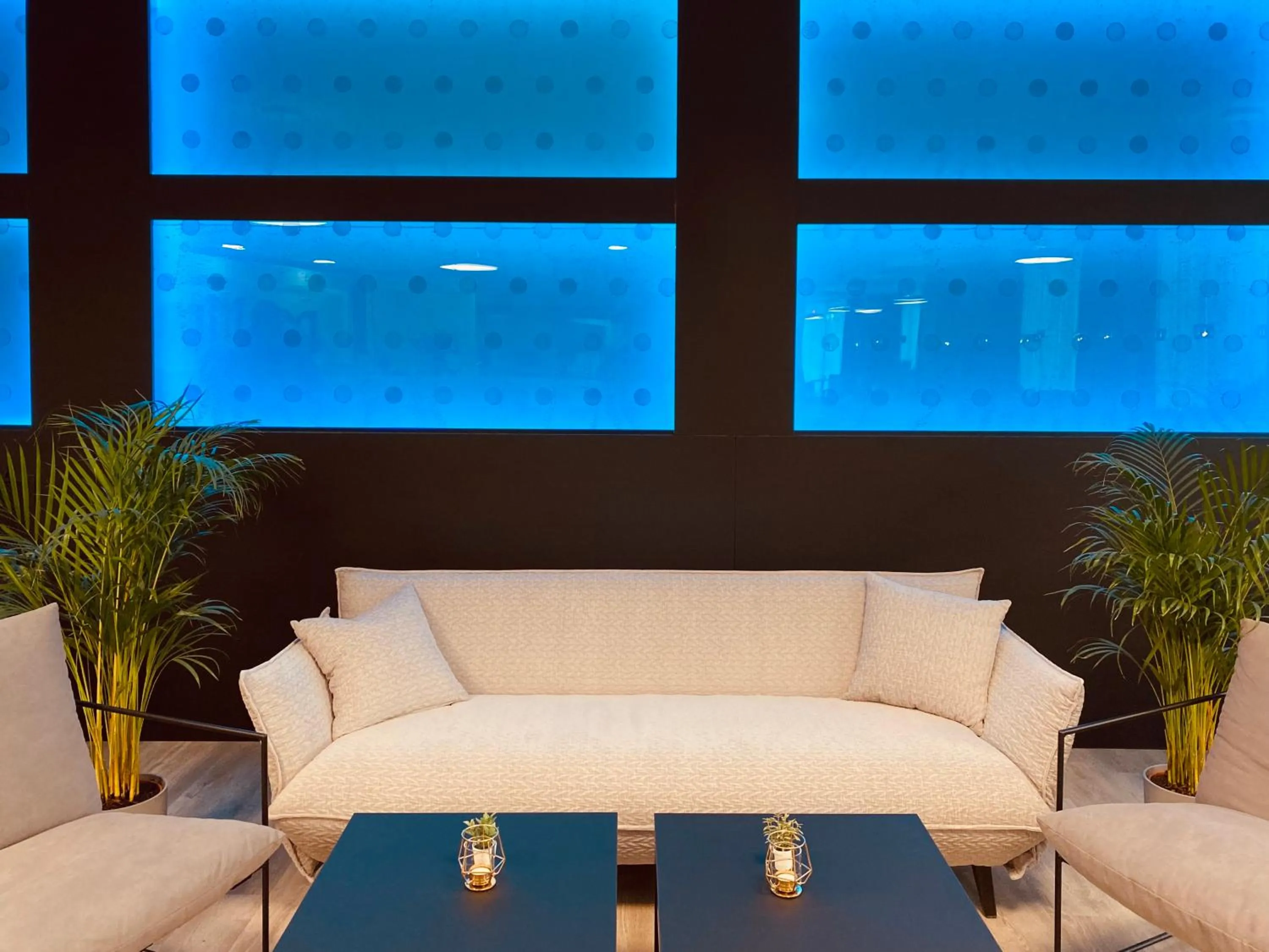 Seating area in DORMERO Hotel Hof