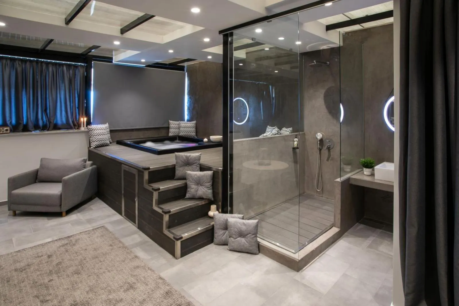 Shower in White Trilogy