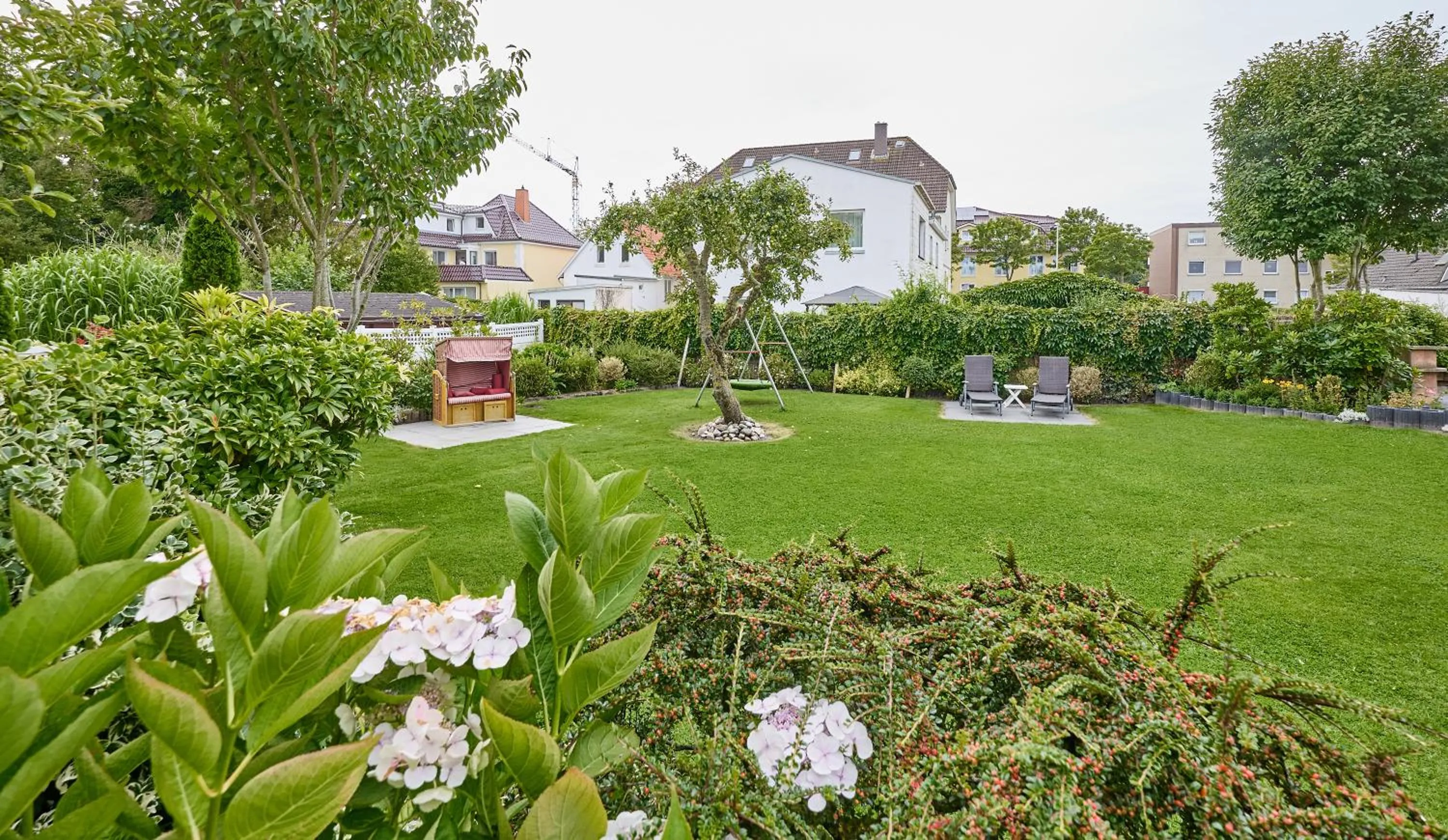 Garden view in Haus Mühlentrift Döse