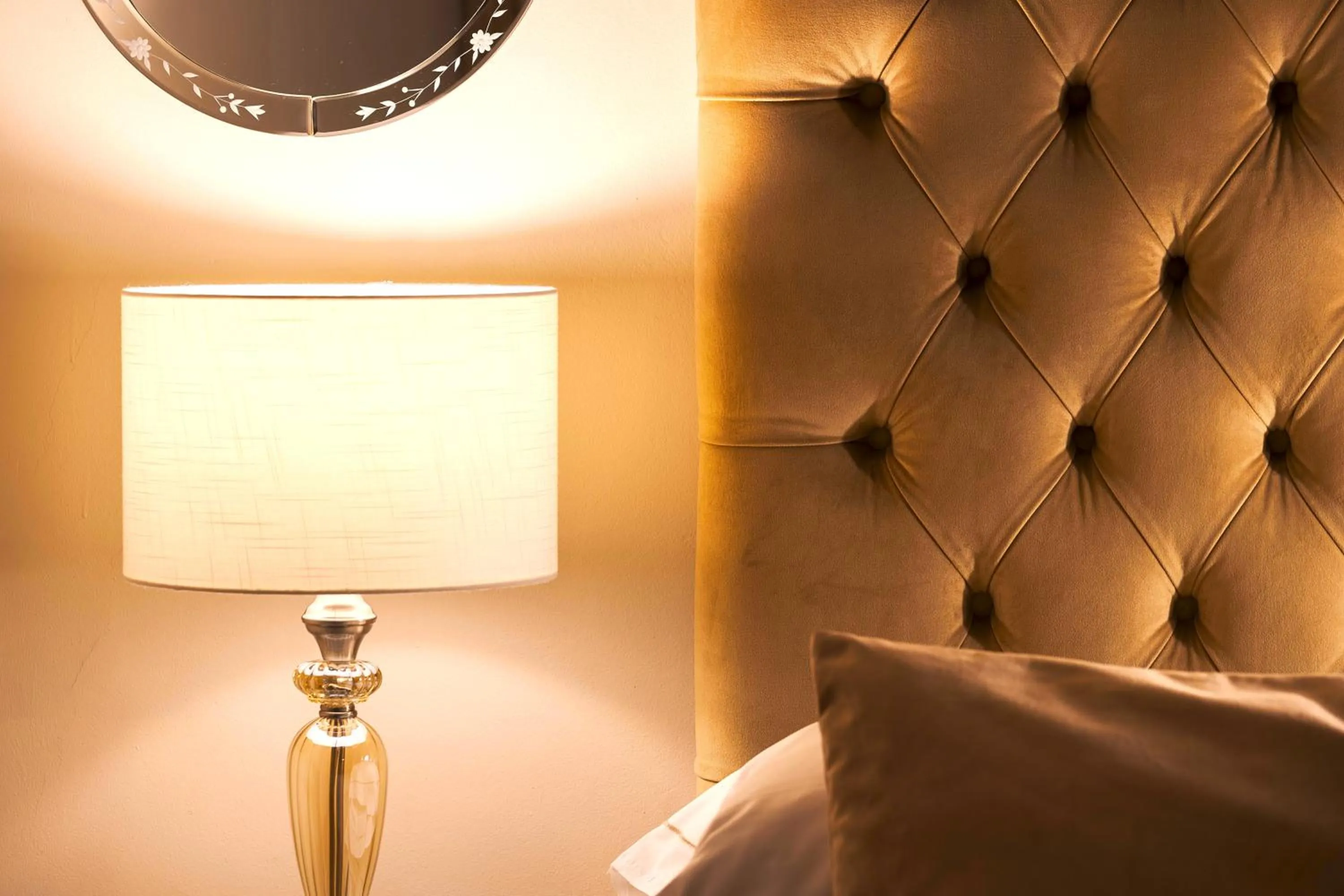 Decorative detail, Bed in B&B Palazzo Cerami