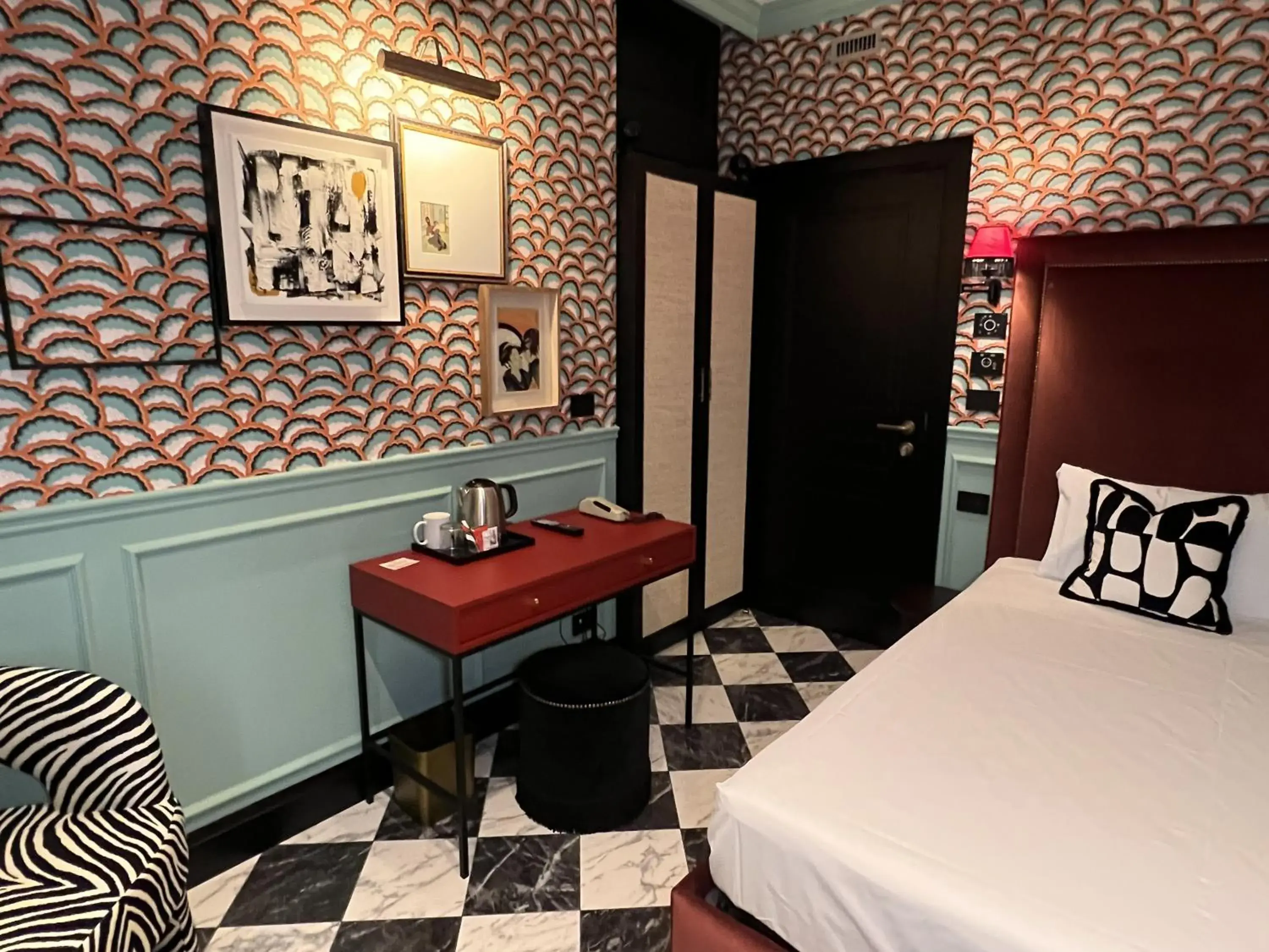 Bedroom, Bed in Demidoff Hotel Milano Bedroom, Bed in Demidoff Hotel Milano