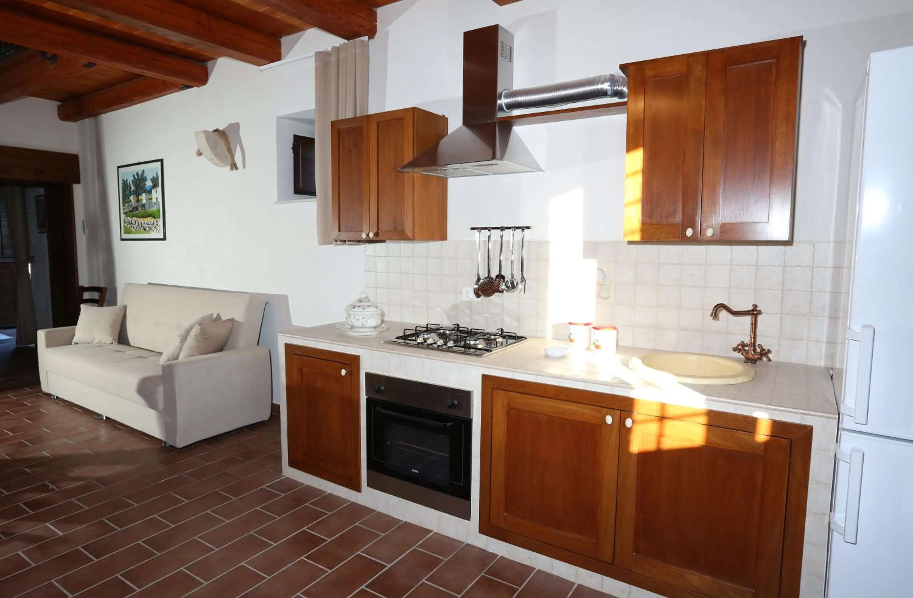 Kitchen or kitchenette in Serravalle Relais & Country Villa with private pool - Esclusive use
