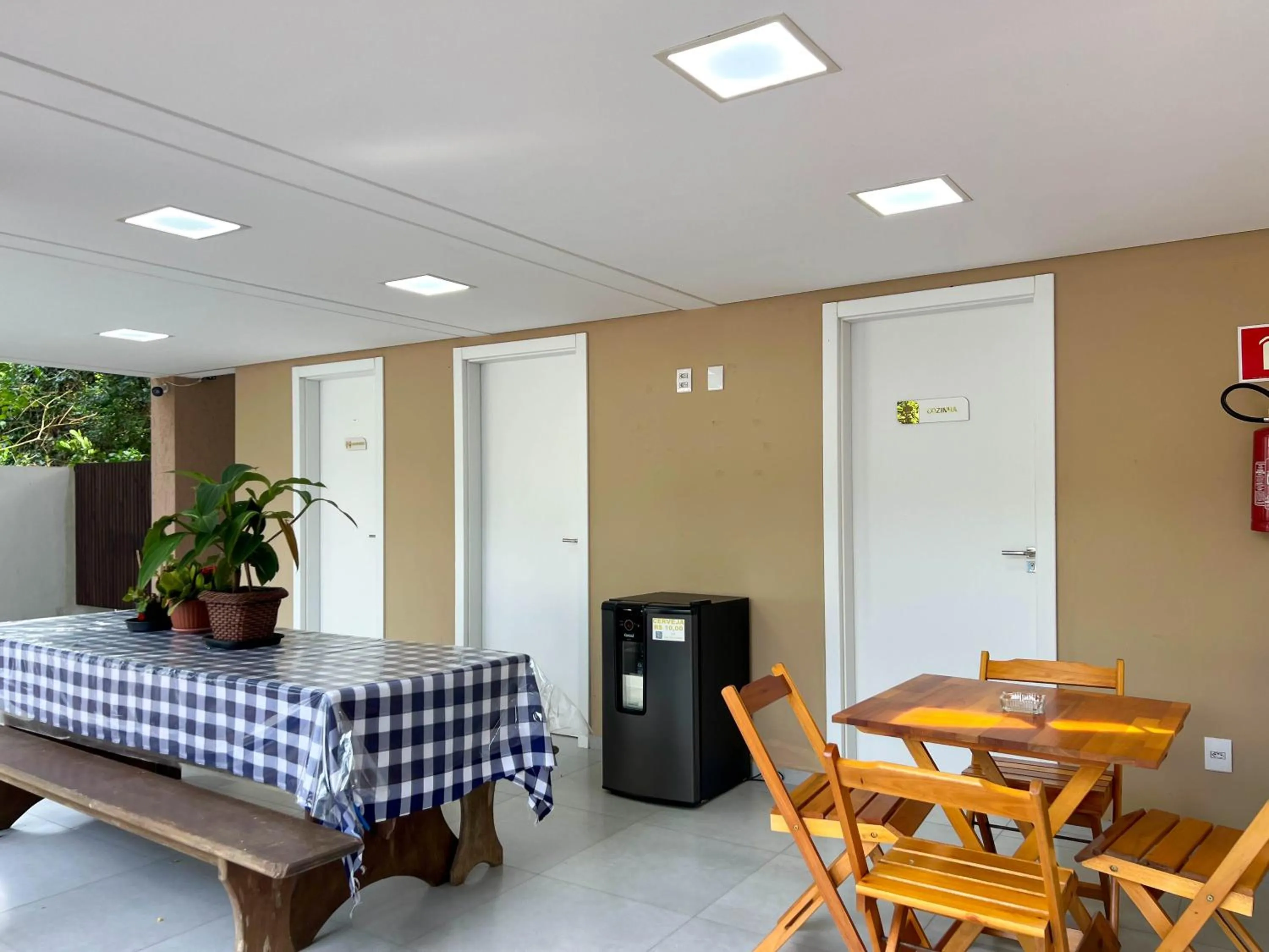 Dining area in Pousada Altas Natureza