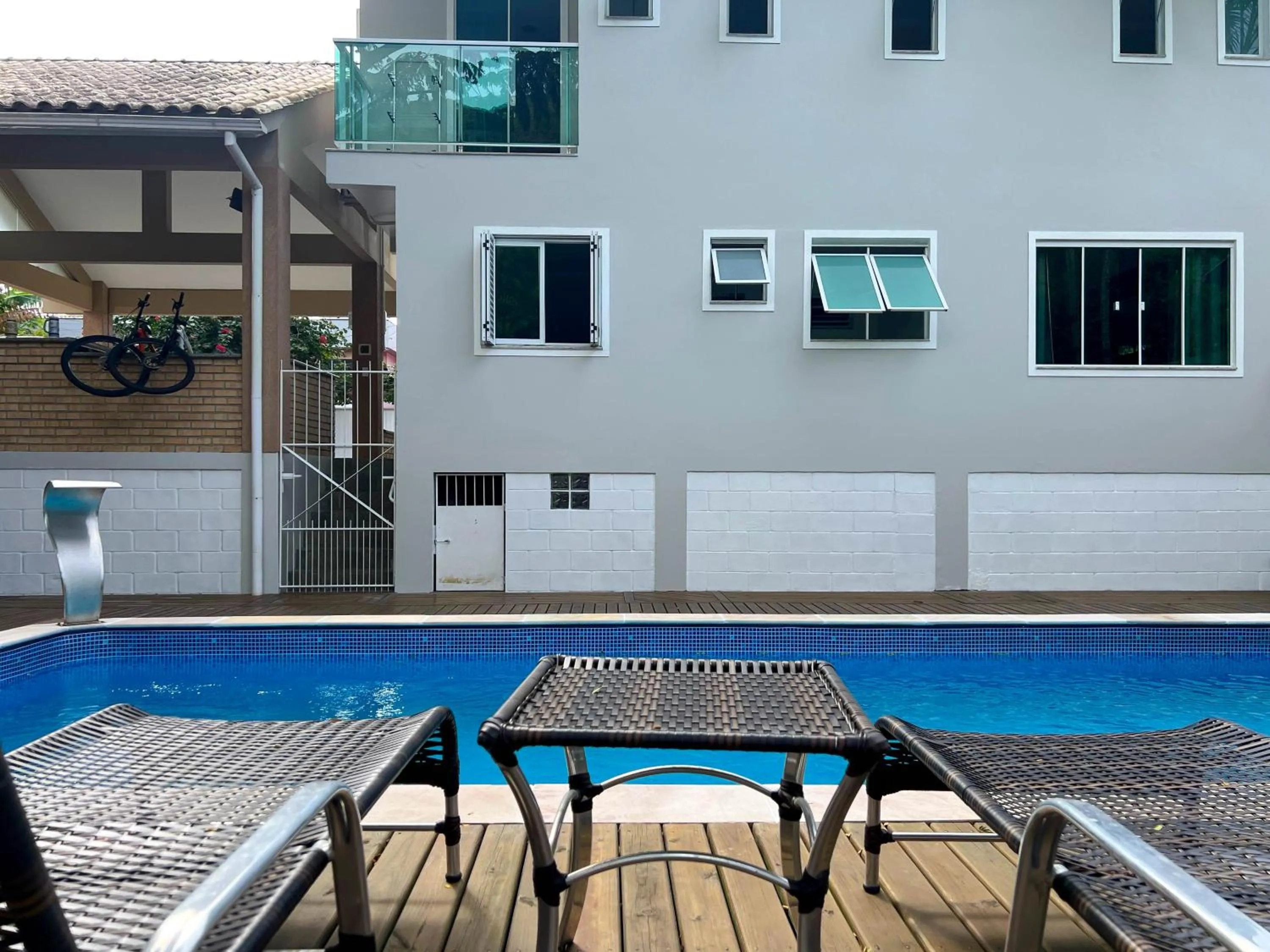 Patio in Pousada Altas Natureza