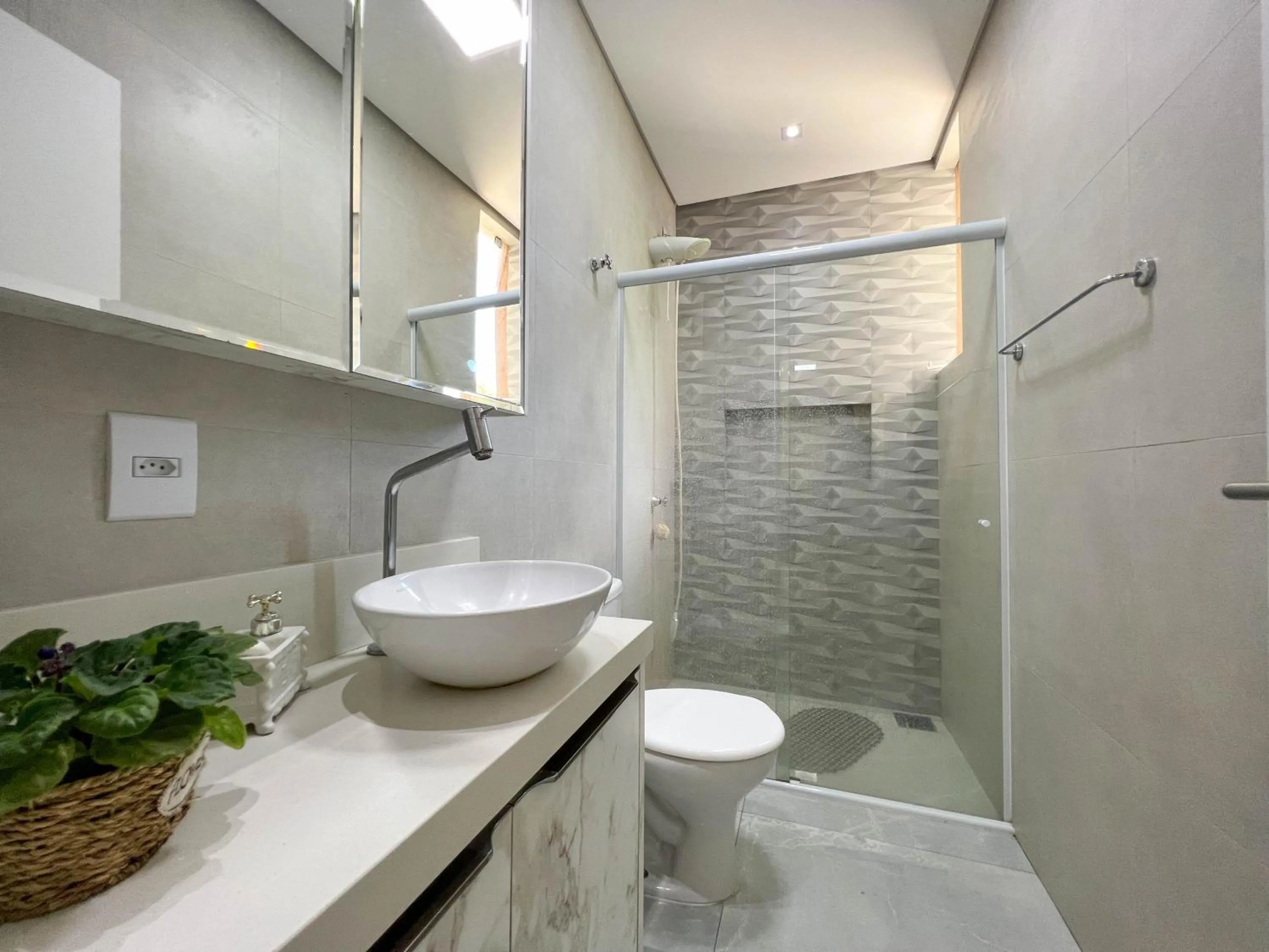 Bathroom in Pousada Altas Natureza