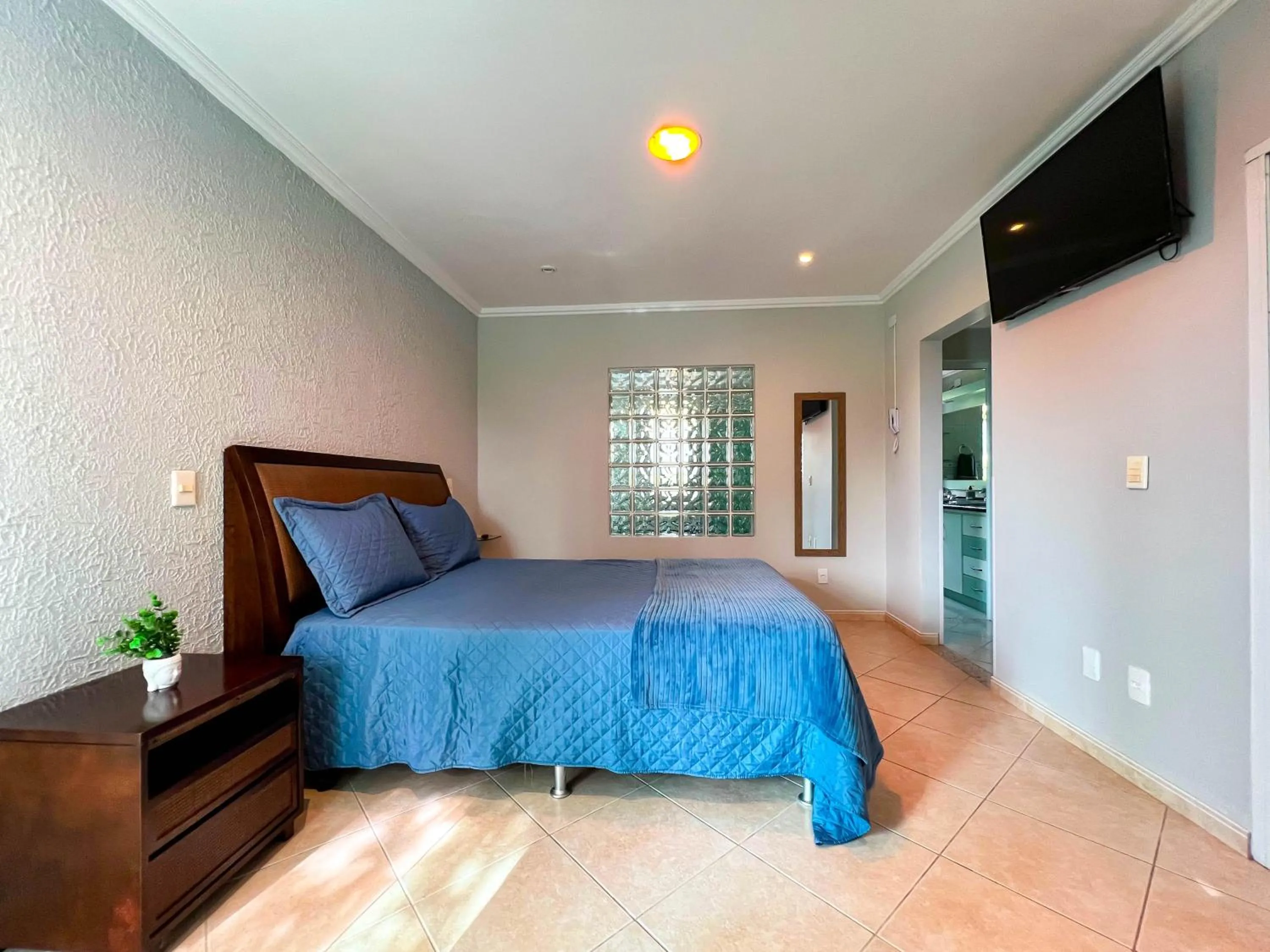 Bed in Pousada Altas Natureza