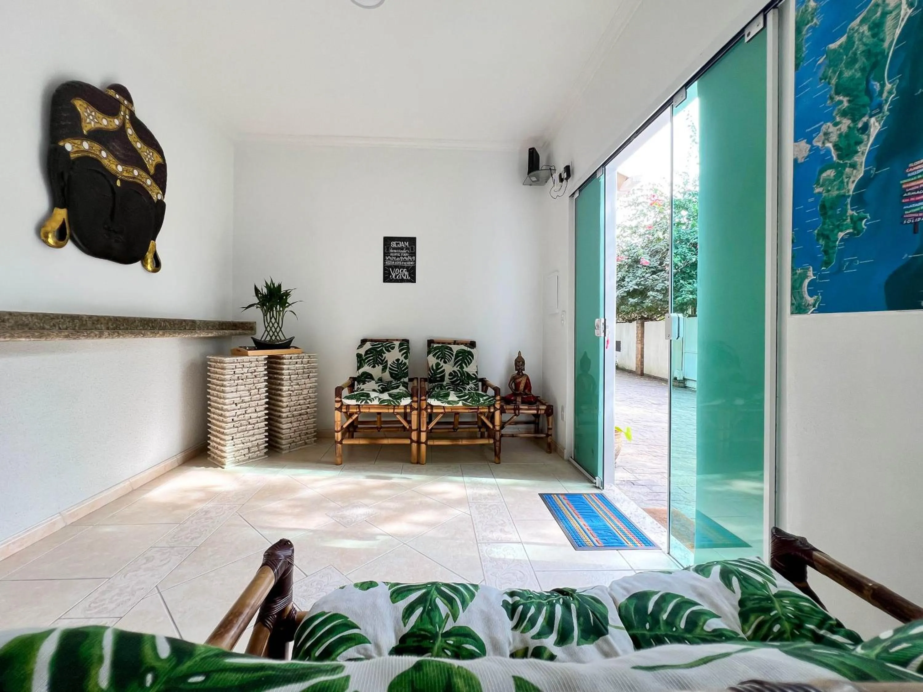 Lobby or reception, Bed in Pousada Altas Natureza