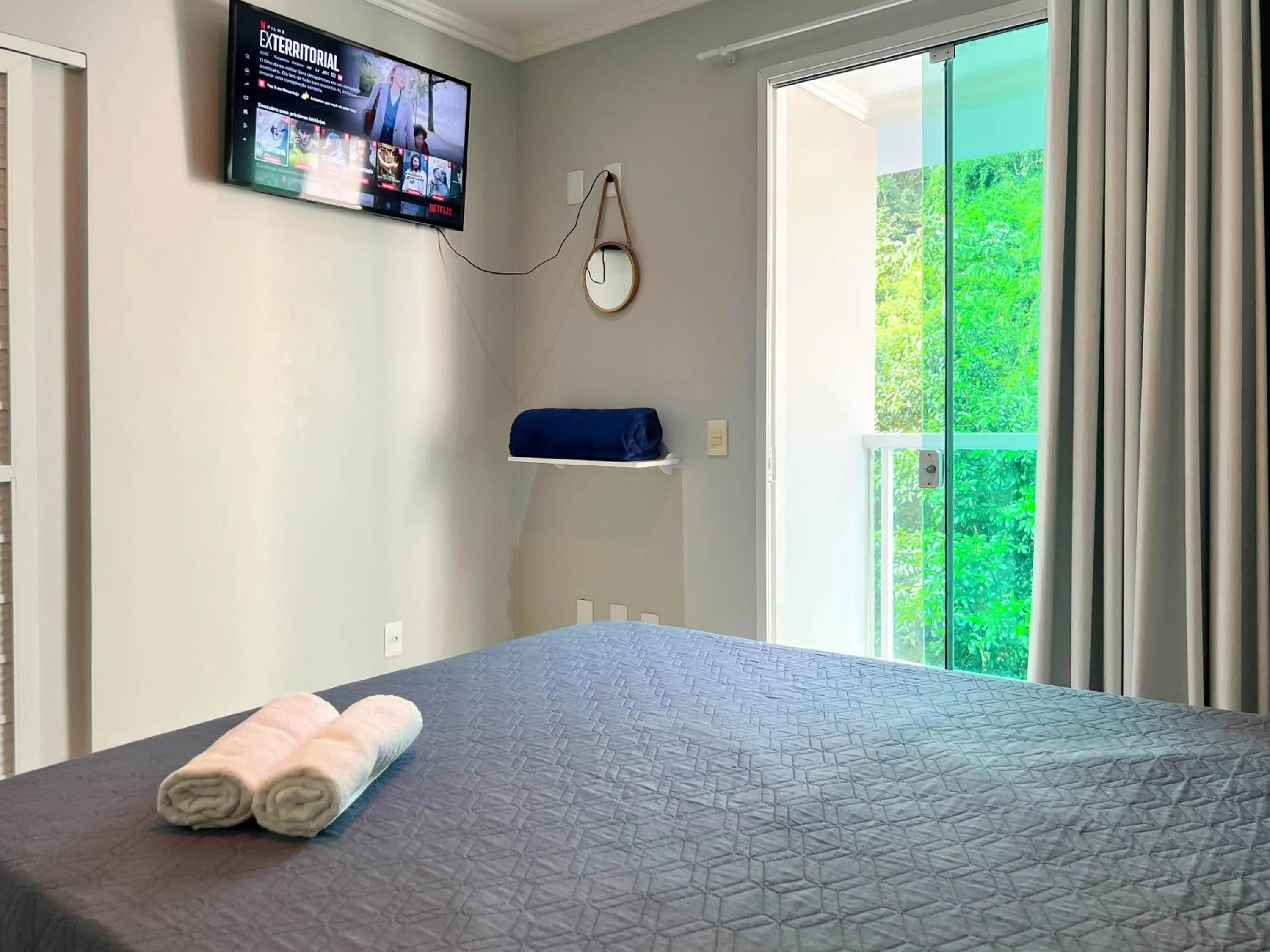 TV and multimedia, Bed in Pousada Altas Natureza
