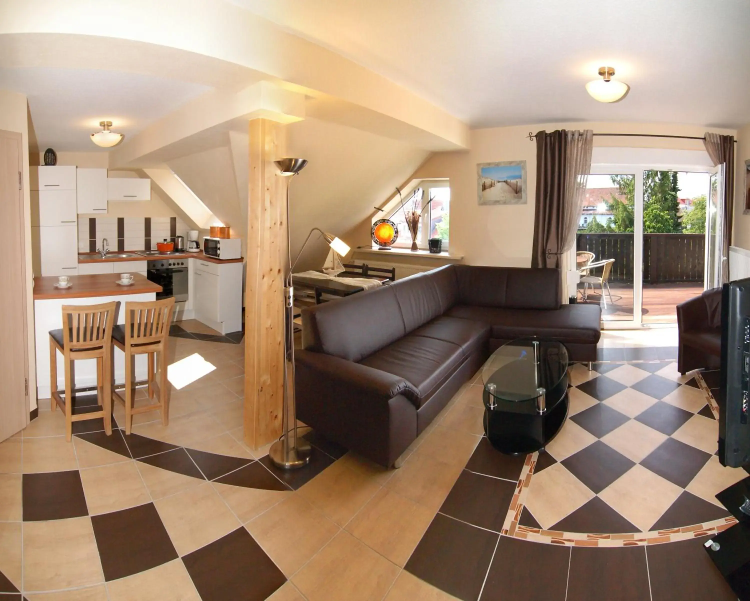 Apartment with Balcony in Nanis Hotel & Appartements Apartment with Balcony in Nanis Hotel & Appartements