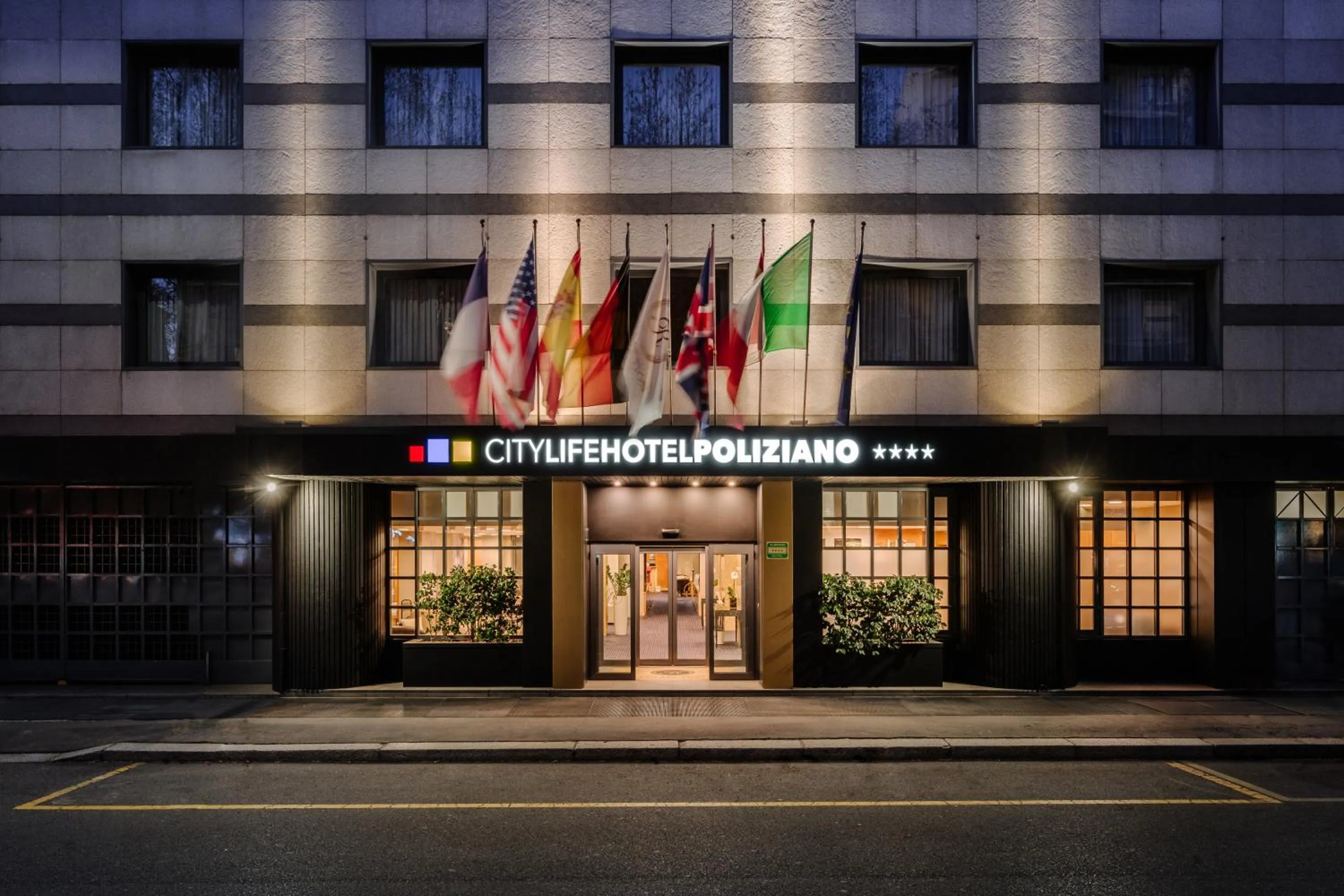 Facade/entrance in City Life Hotel Poliziano, by R Collection Hotels