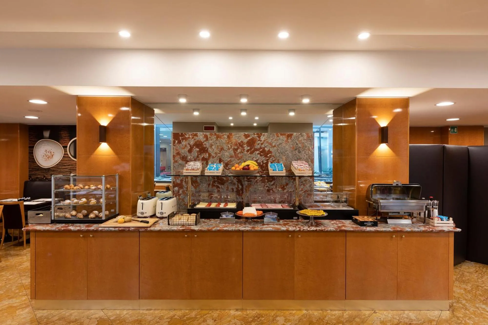 Continental breakfast in City Life Hotel Poliziano, by R Collection Hotels