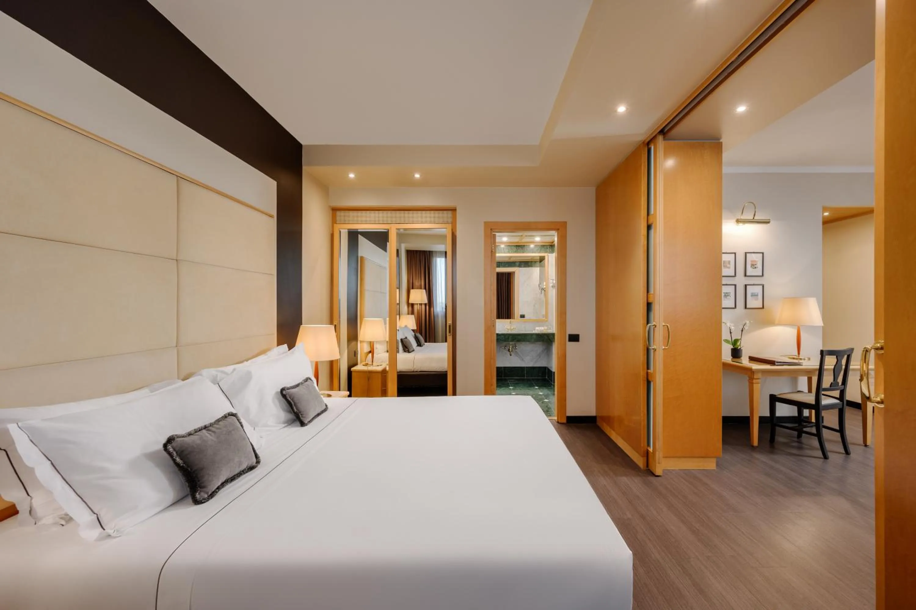 Bed in City Life Hotel Poliziano, by R Collection Hotels
