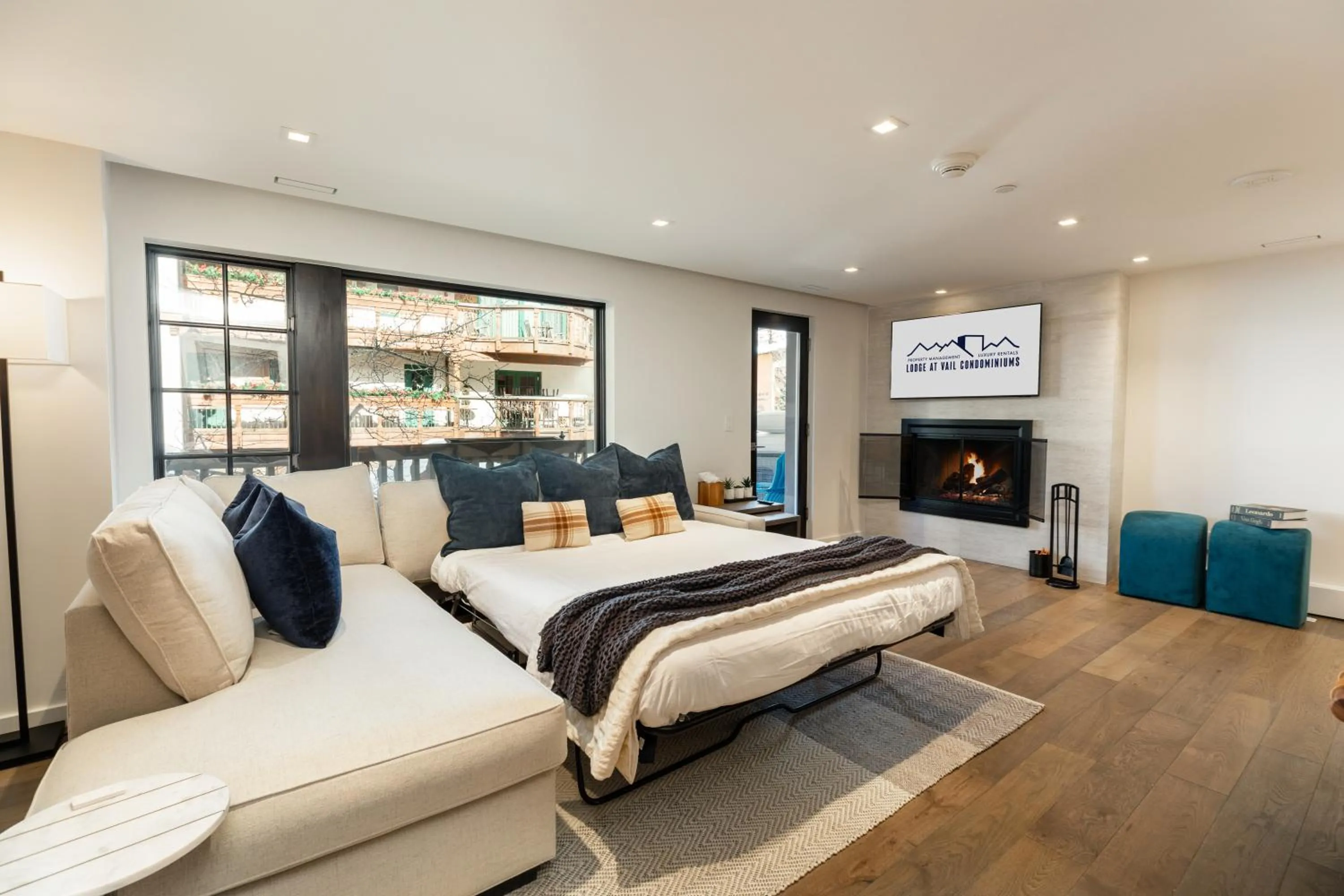 Bed in Lodge at Vail Condominiums