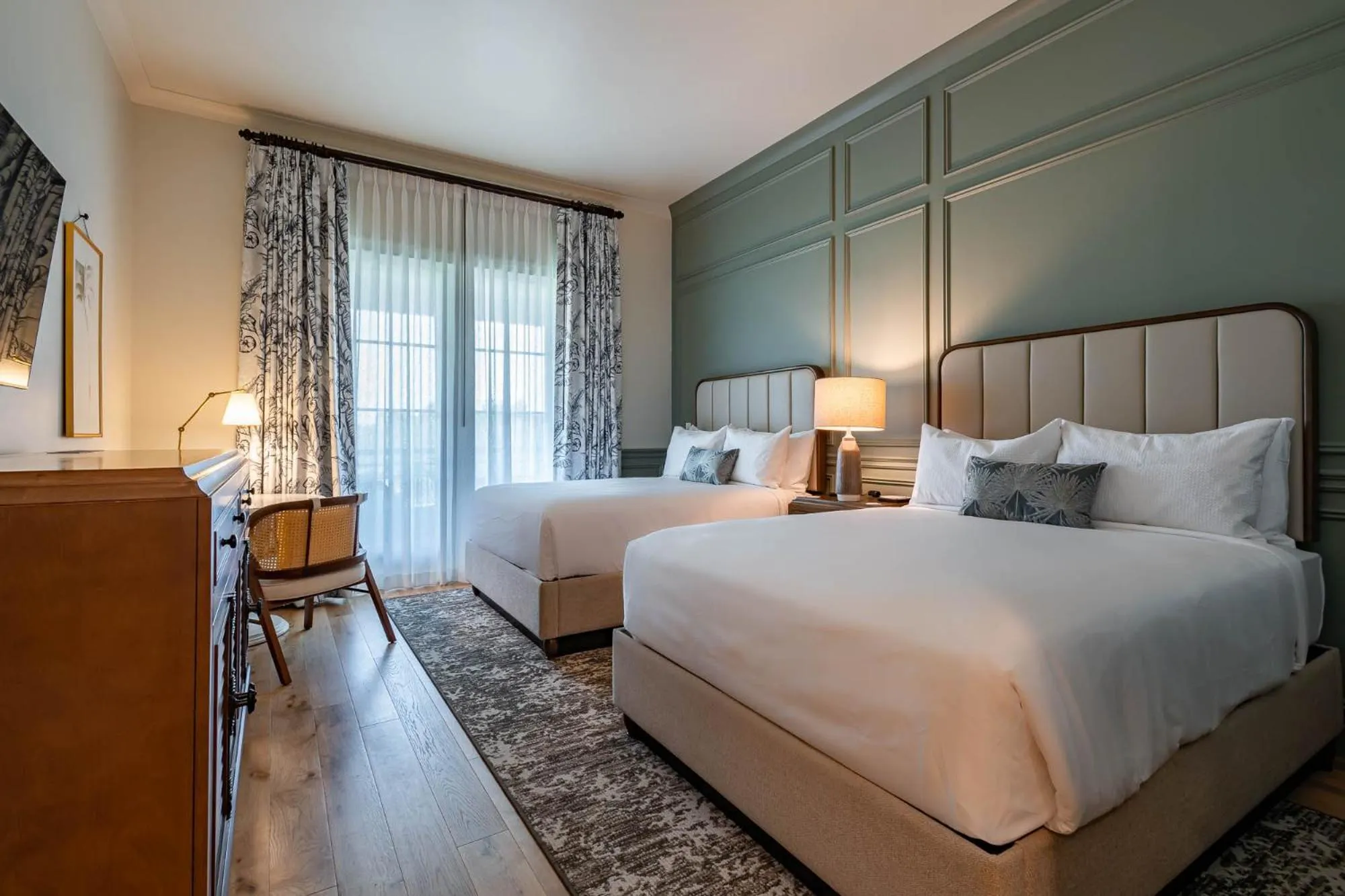 Bed in Camp Creek Inn