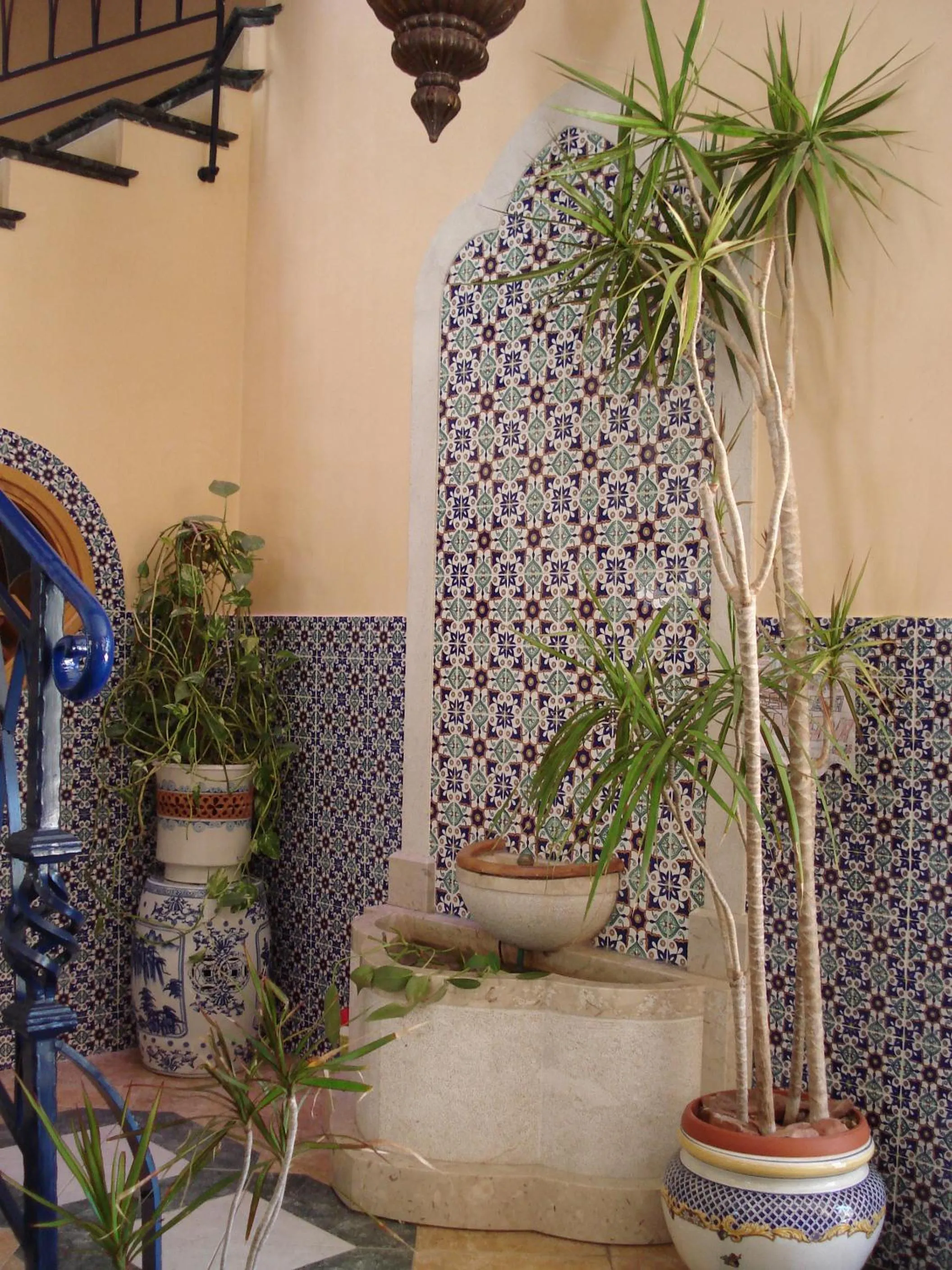 Decorative detail in Hotel Sicilya