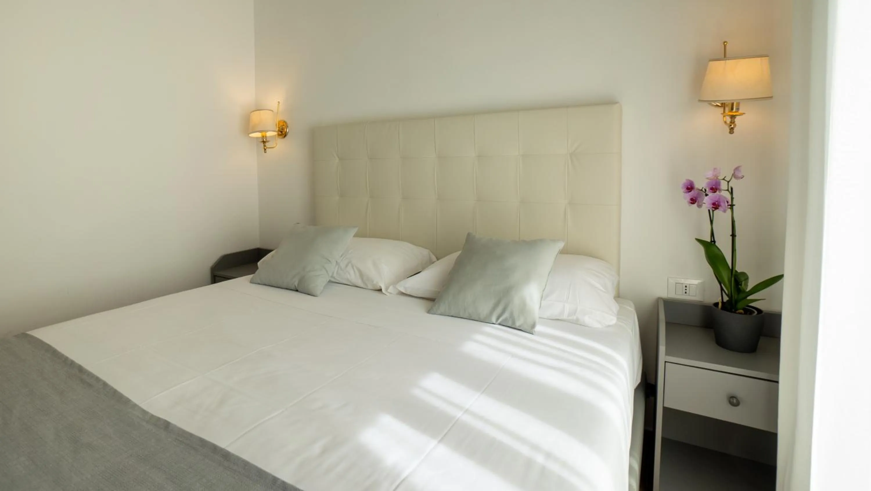 Bed in Hotel Gabriella