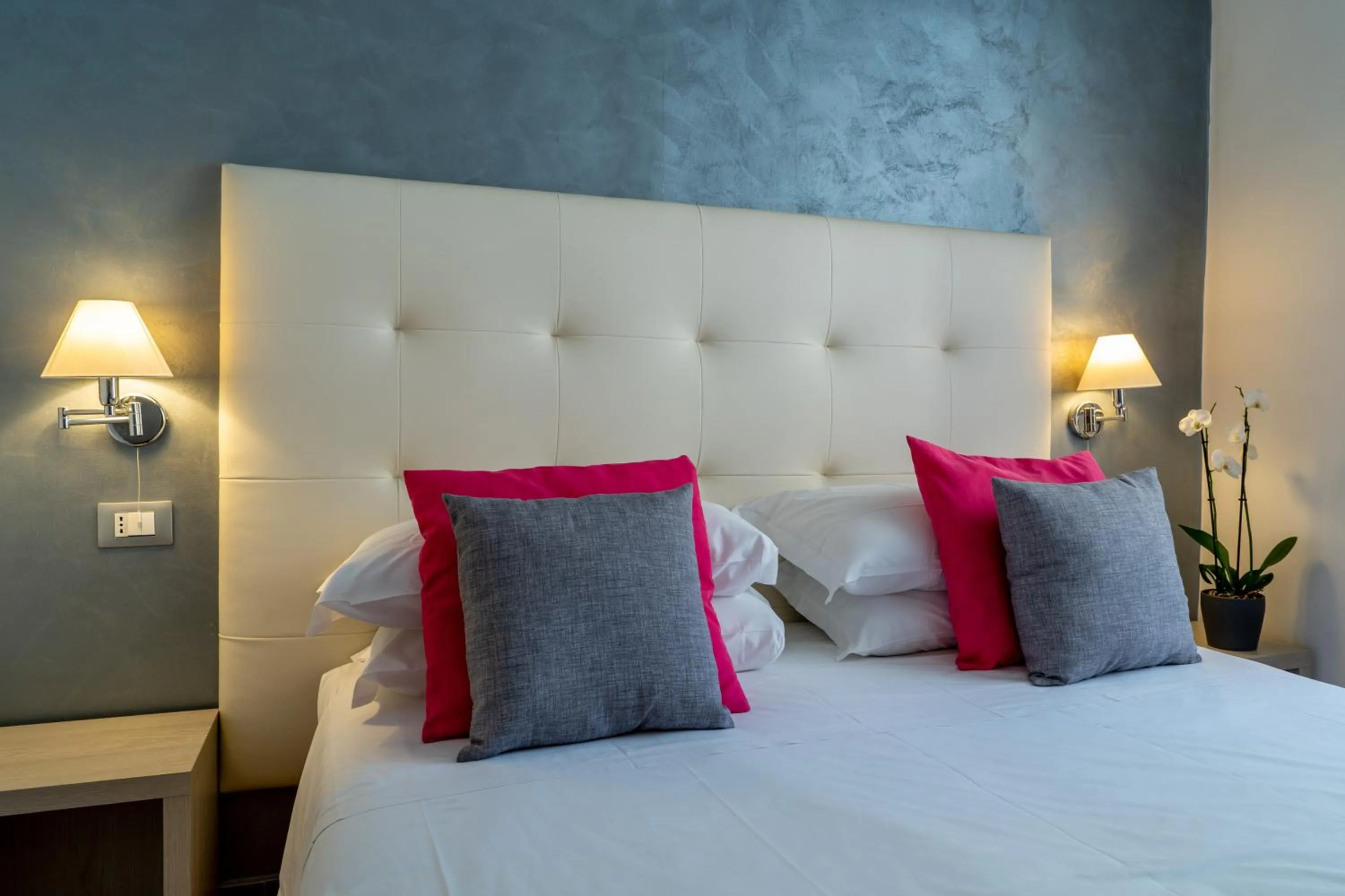 Bedroom, Bed in Hotel Gabriella