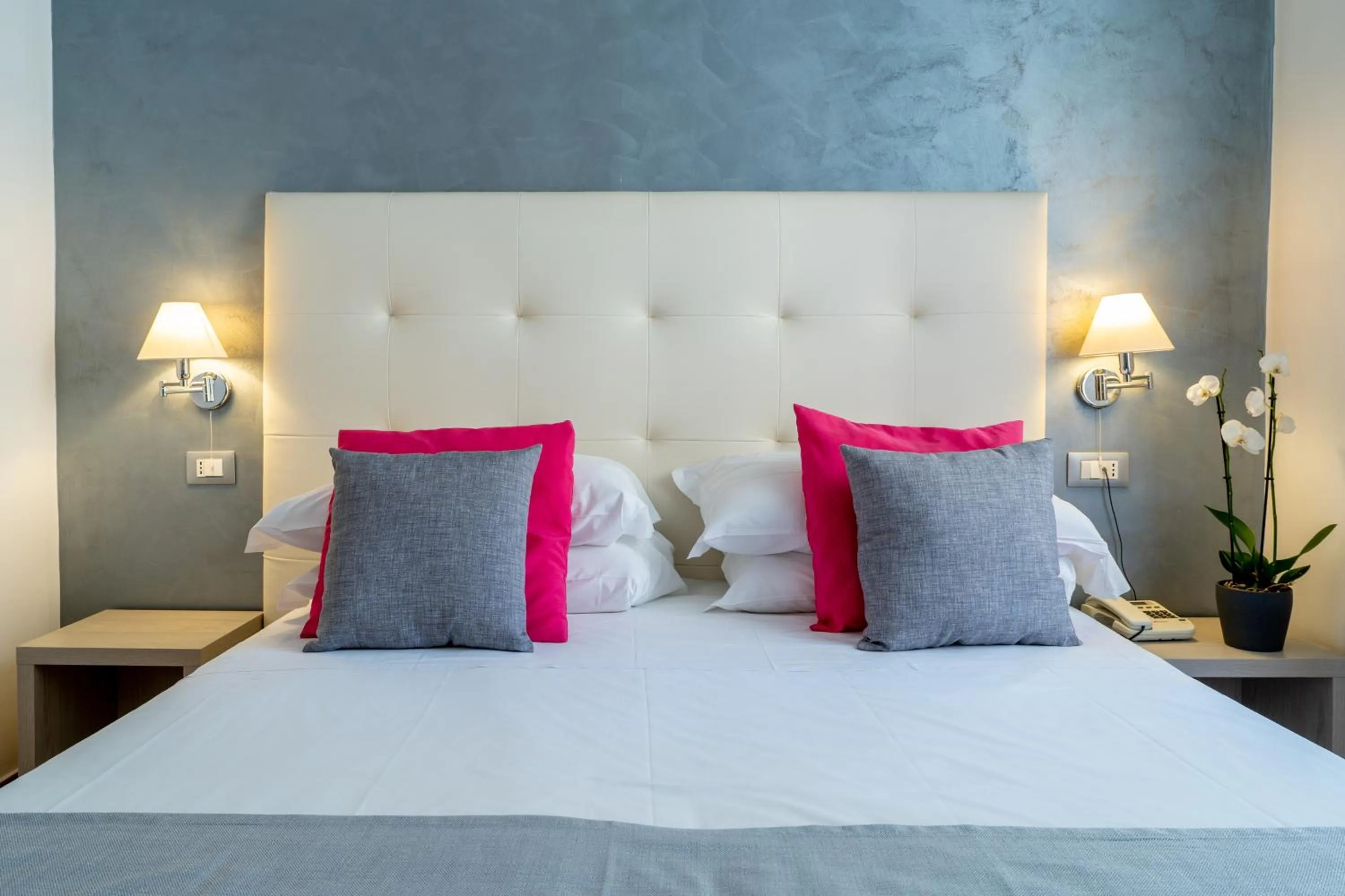 Bedroom, Bed in Hotel Gabriella