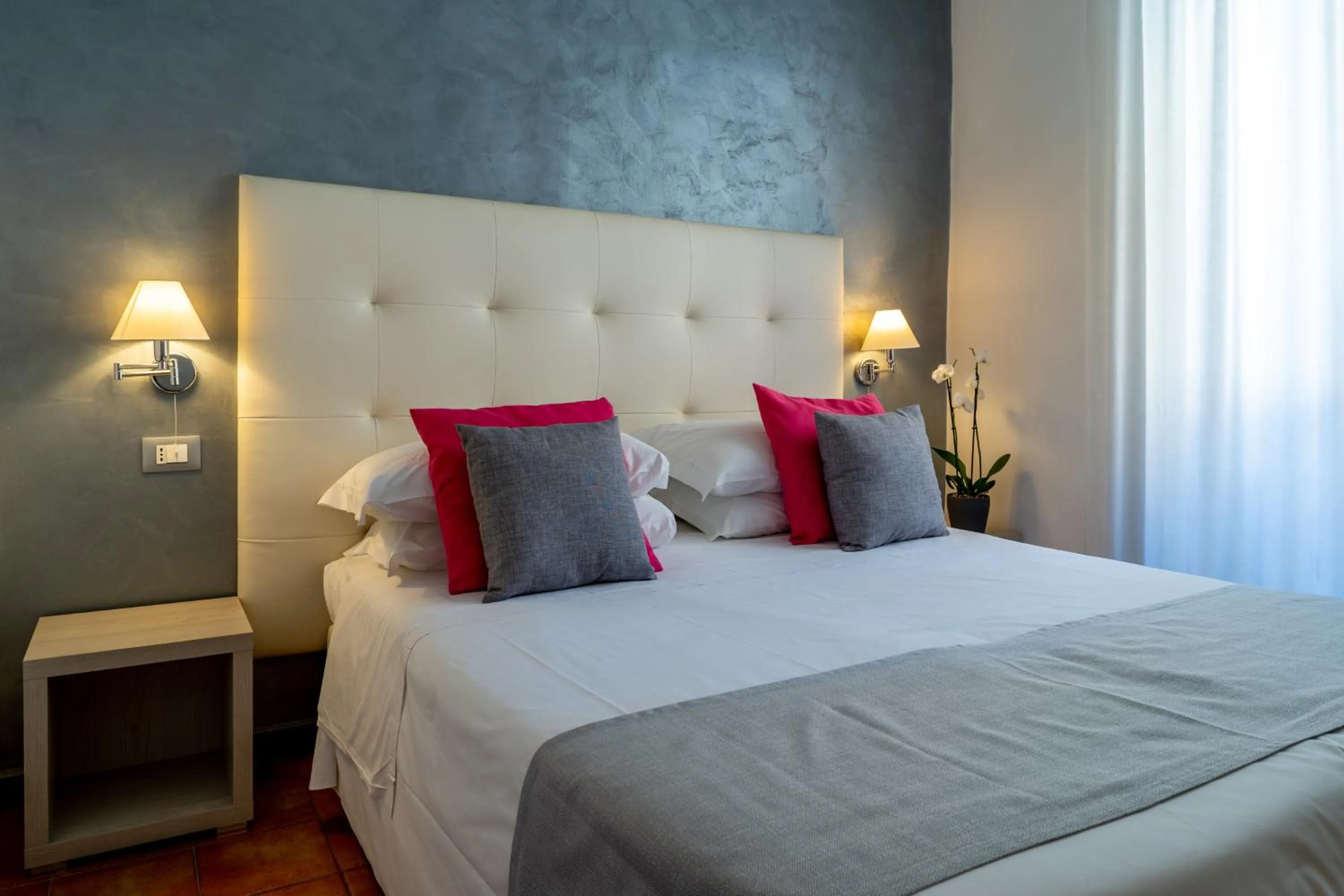 Bedroom, Bed in Hotel Gabriella