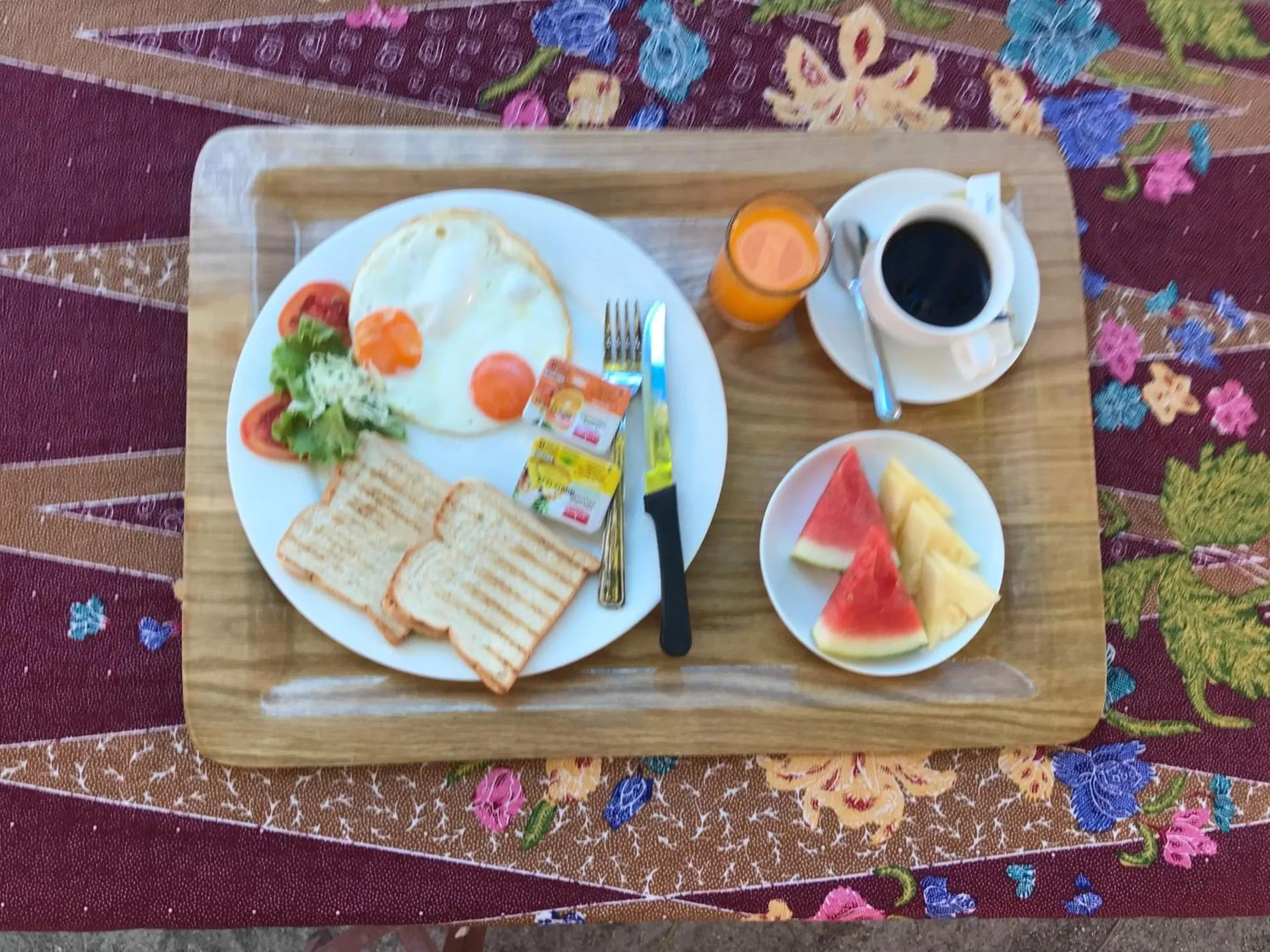 Breakfast in Lipe Garden Beach Resort