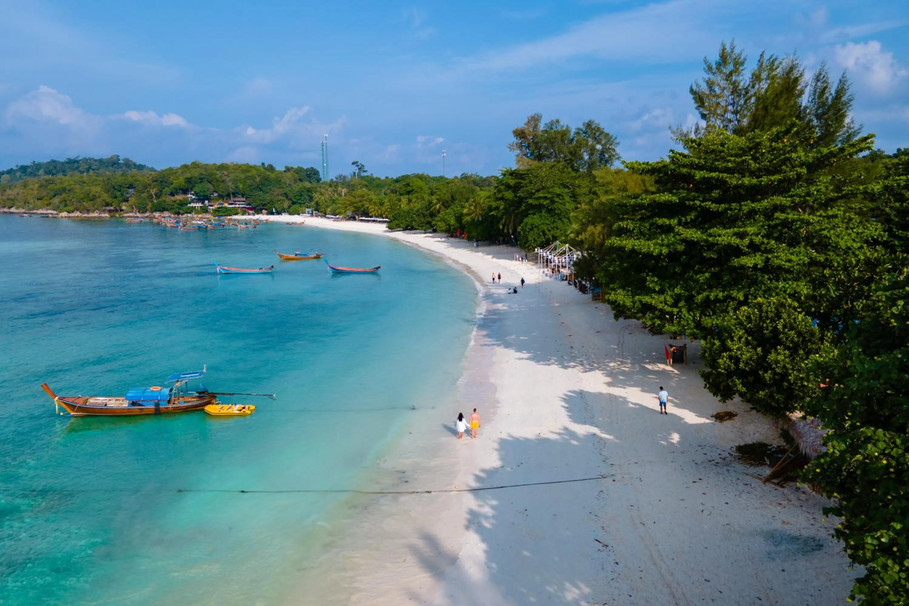 People in Lipe Garden Beach Resort