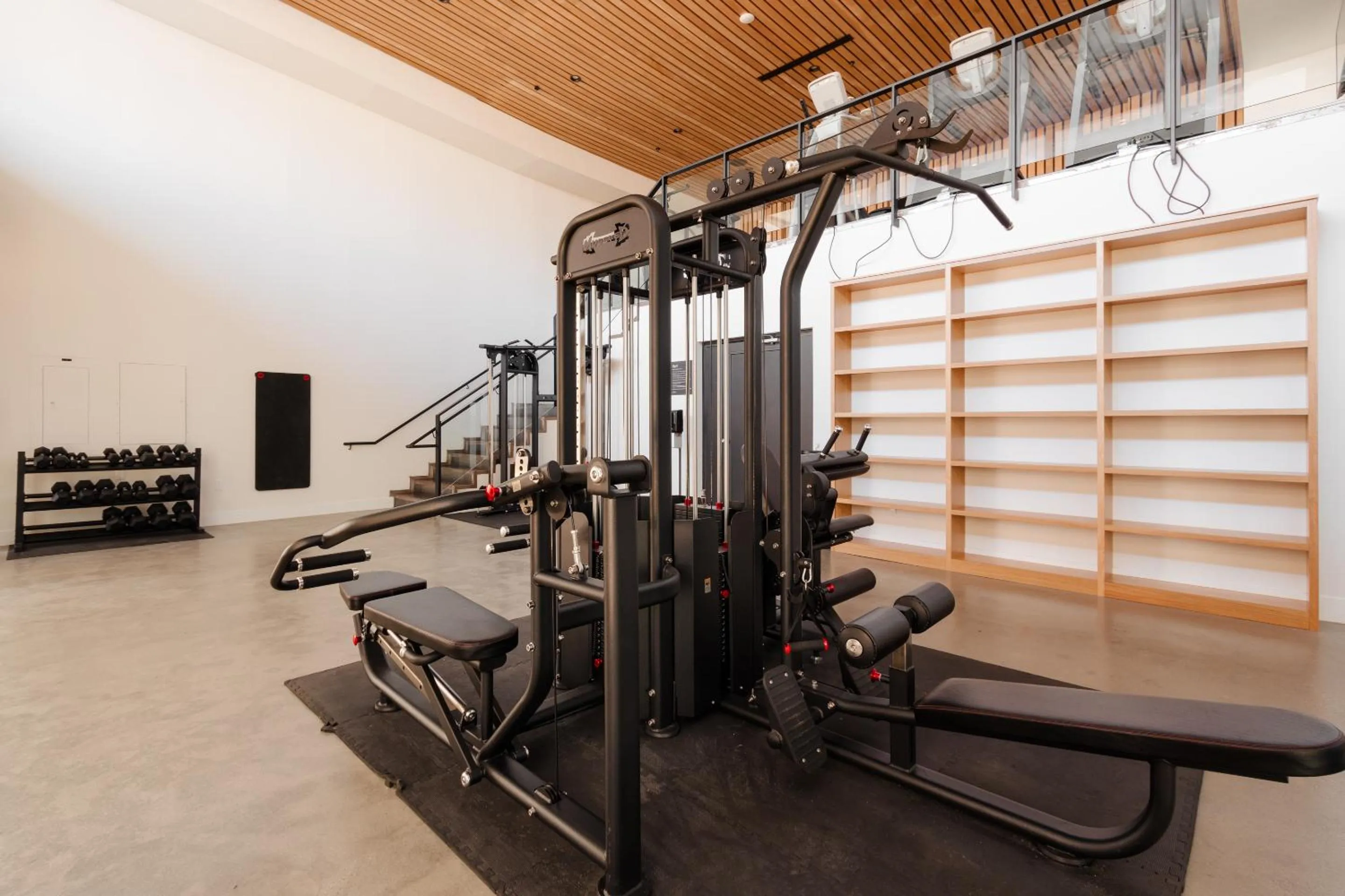 Fitness centre/facilities in The Lum Hotel Los Angeles Stadium District