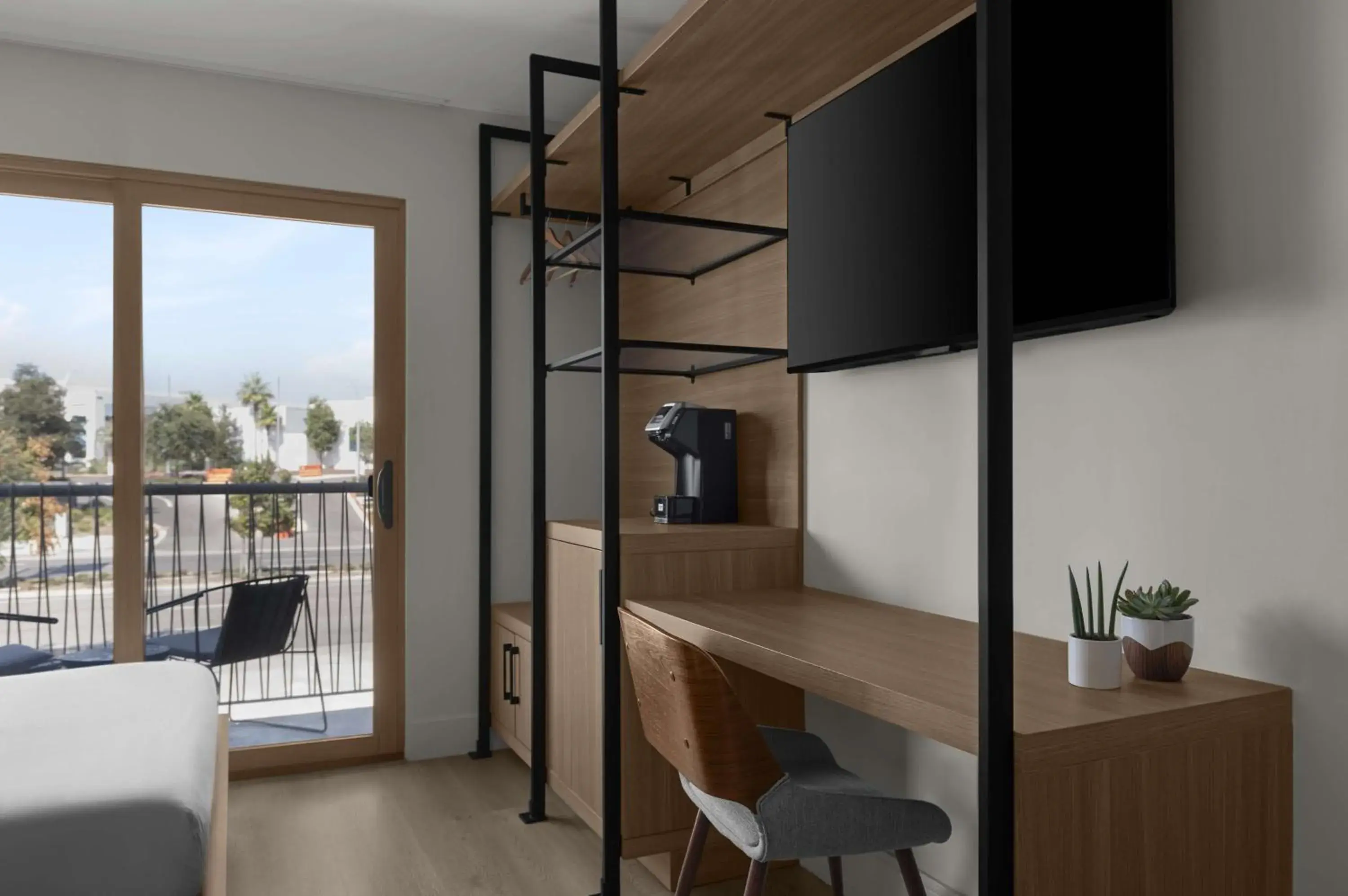 Bedroom in The Lum Hotel Los Angeles Stadium District Bedroom in The Lum Hotel Los Angeles Stadium District