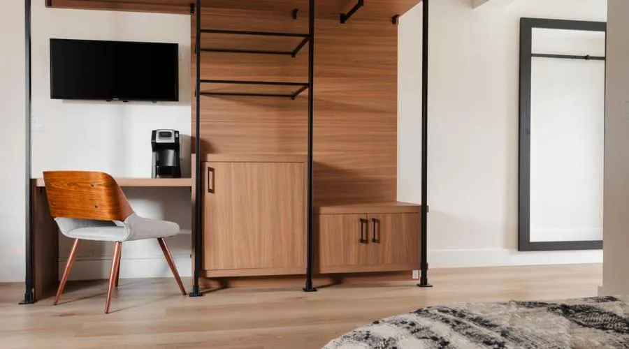 TV and multimedia, Bed in The Lum Hotel Los Angeles Stadium District