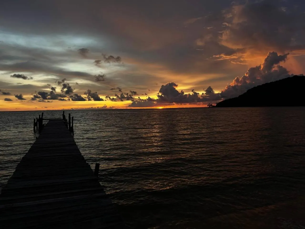 Sunset in Lazy Beach
