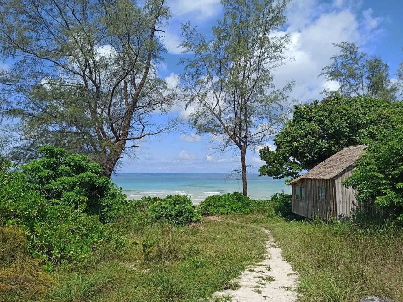 Natural landscape in Lazy Beach