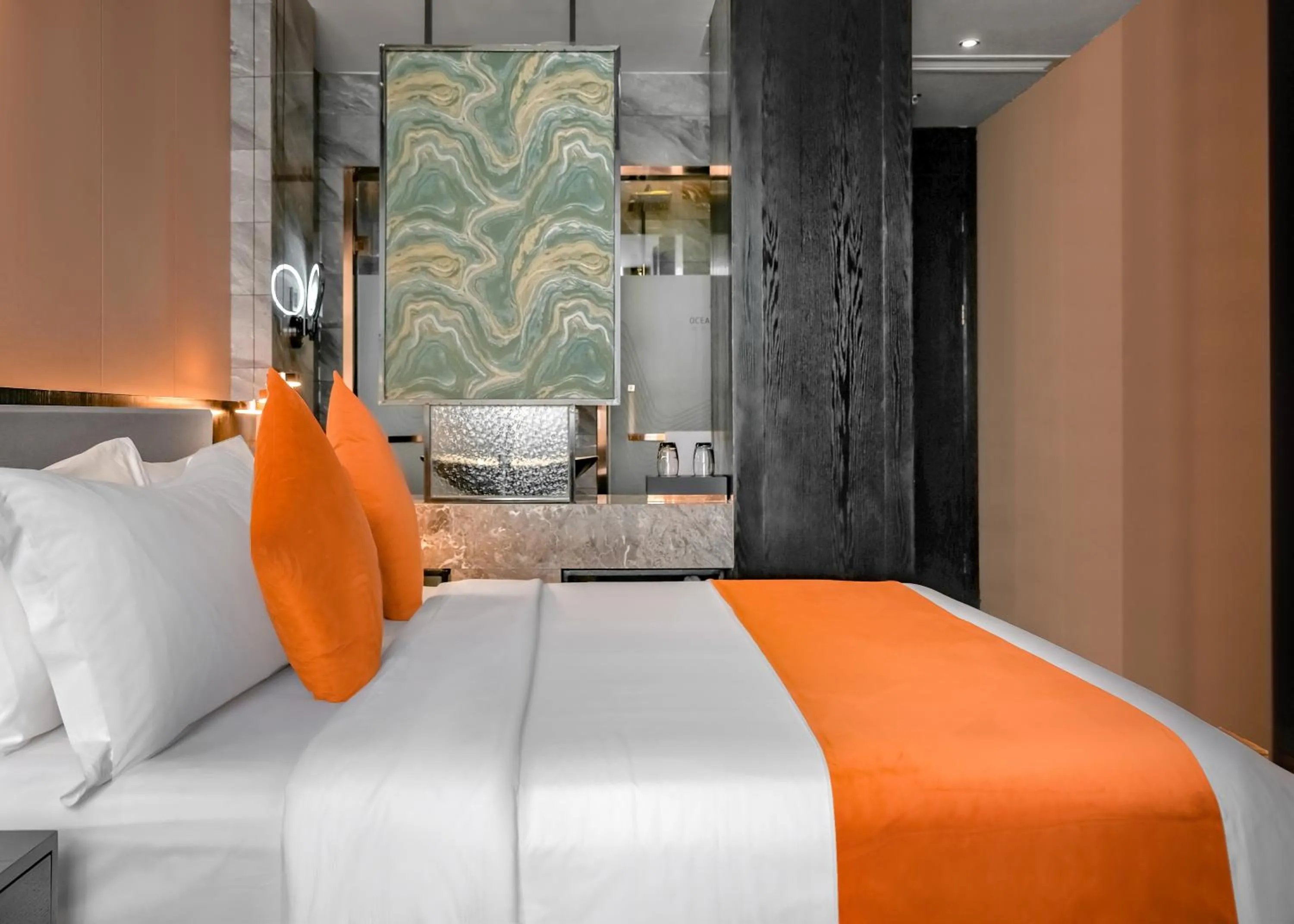 Guests, Bed in OCEAN HOTEL