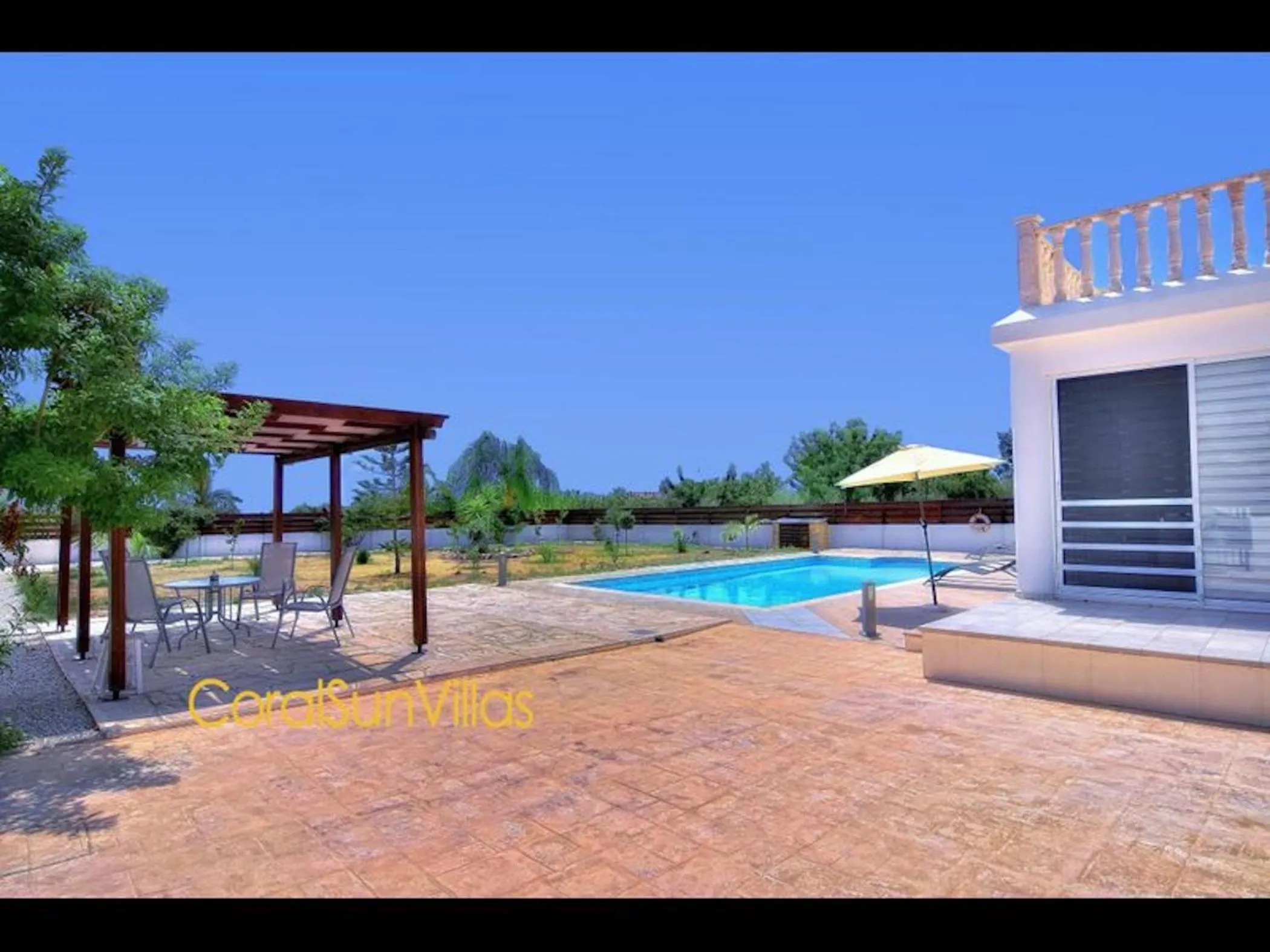 Villa 200m To The Coral Bay Strip, Large Pool