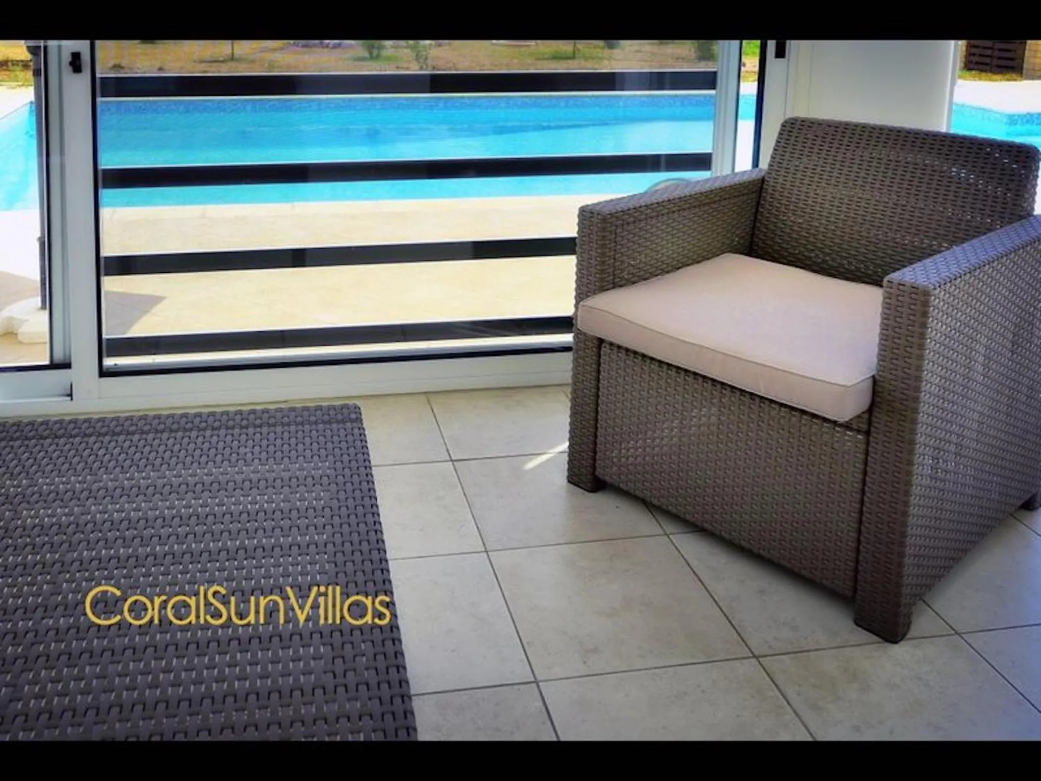 Villa 200m To The Coral Bay Strip, Large Pool