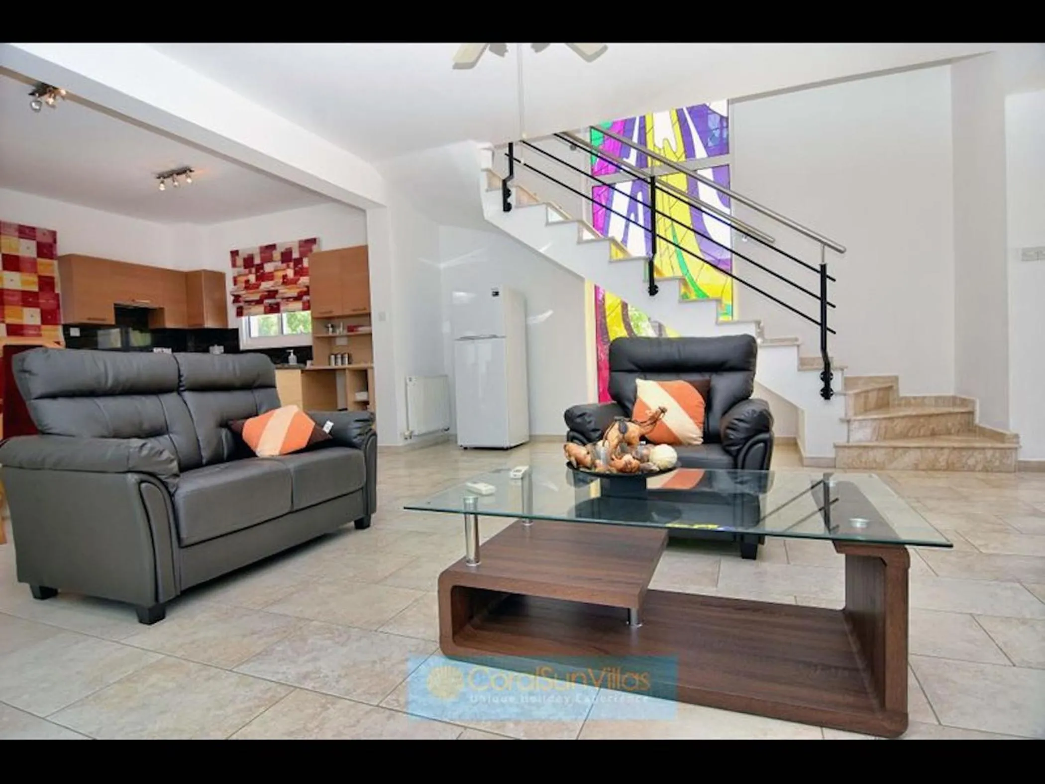 Villa 200m To The Coral Bay Strip, Large Pool