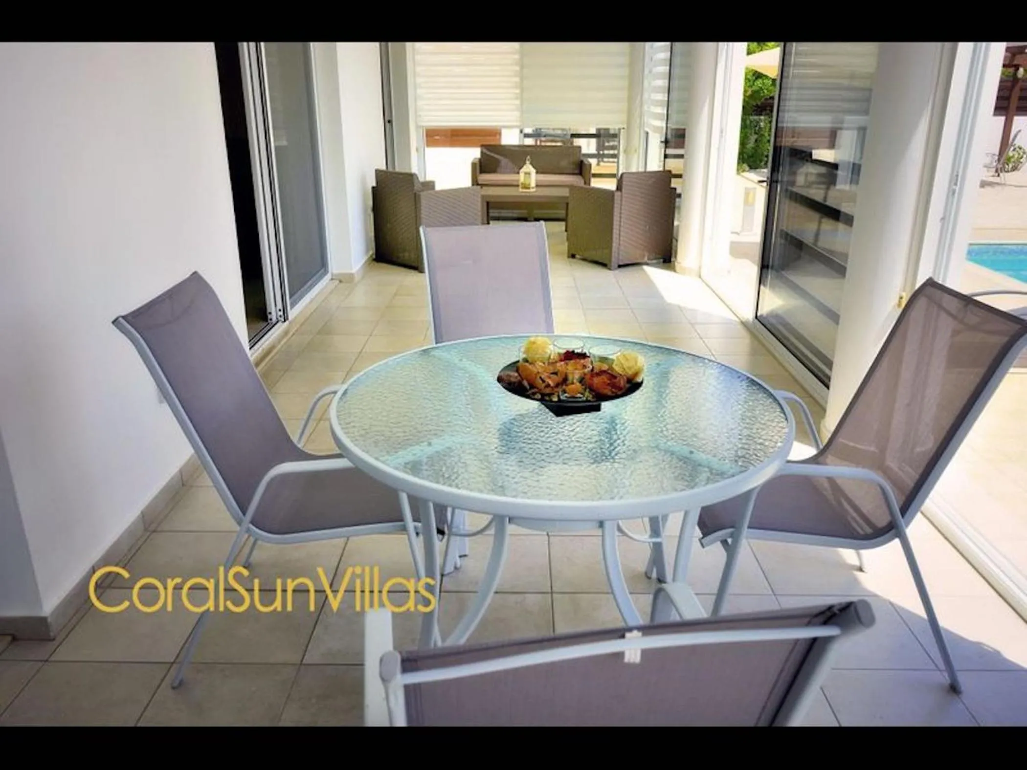 Villa 200m To The Coral Bay Strip, Large Pool