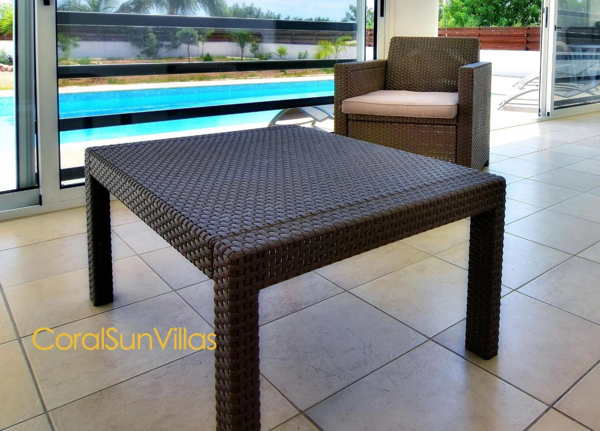 Villa 200m To The Coral Bay Strip, Large Pool
